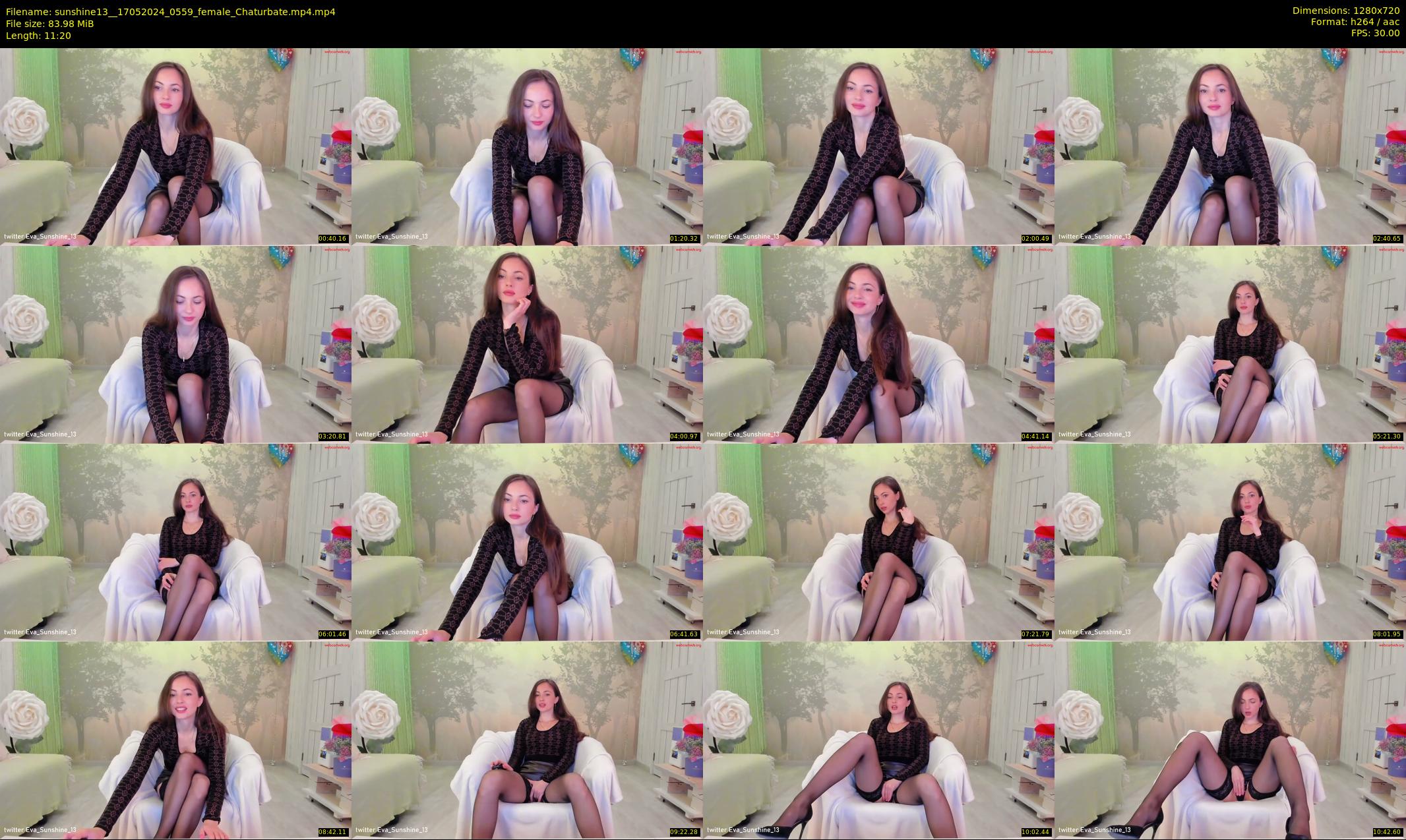 sunshine13_ — 12 minute Chaturbate female cam show recording, 720p, May 17, 2024