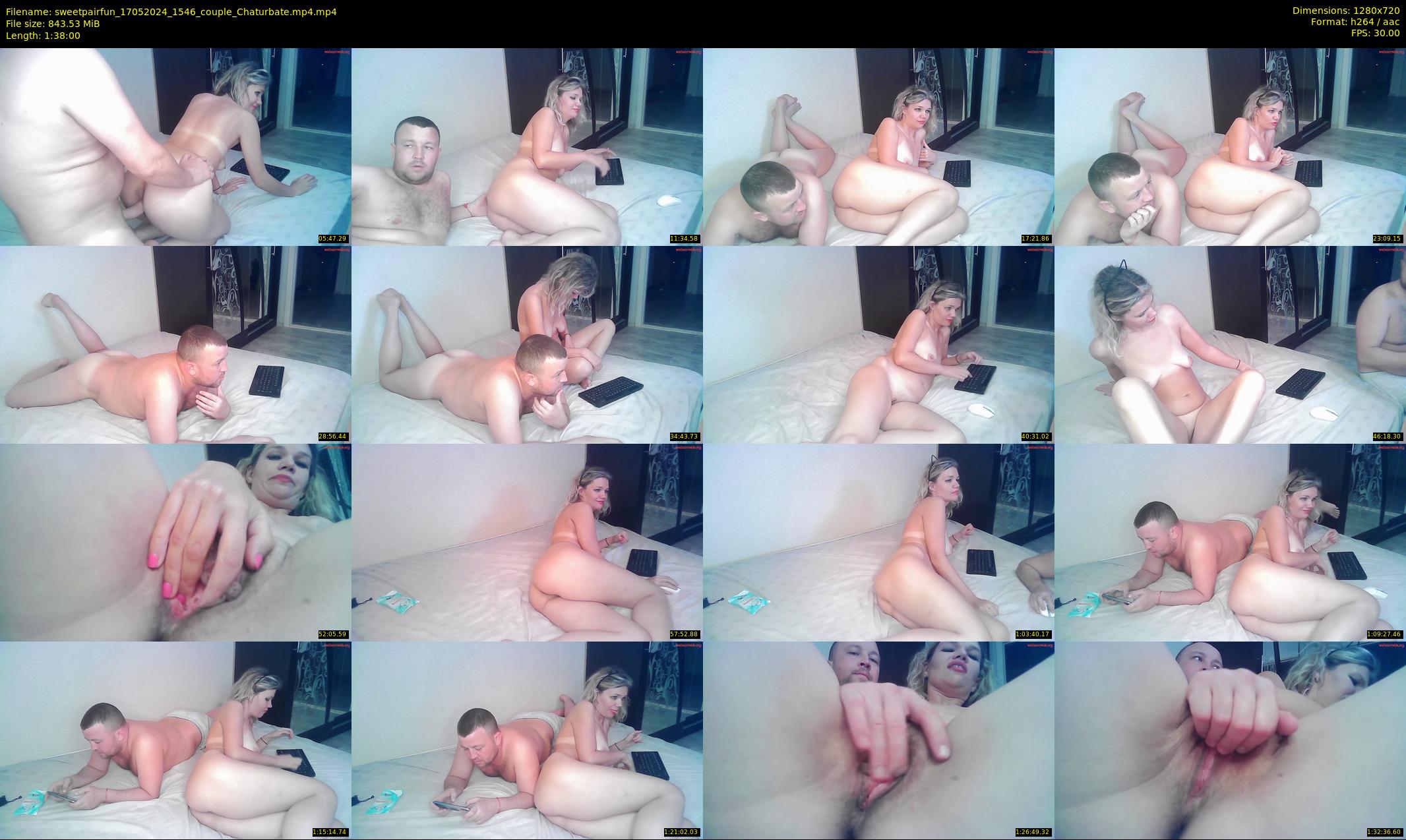 sweetpairfun — 98 minute Chaturbate couple cam show recording, 720p, May 17, 2024