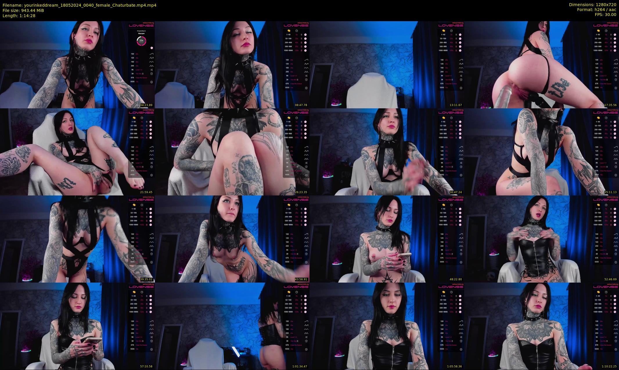 yourinkeddream — 75 minute Chaturbate couple cam show recording, 720p, May 18, 2024