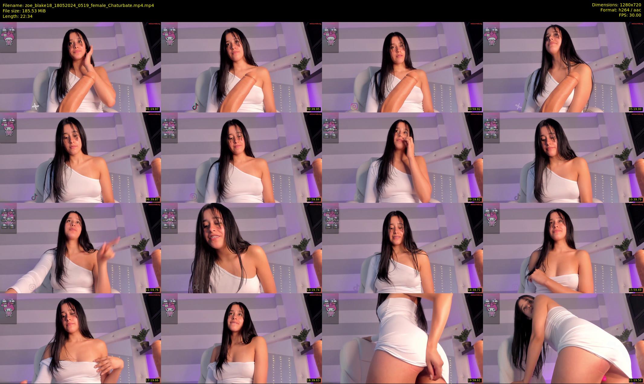 zoe_blake18 — 23 minute Chaturbate female cam show recording, 720p, May 18, 2024