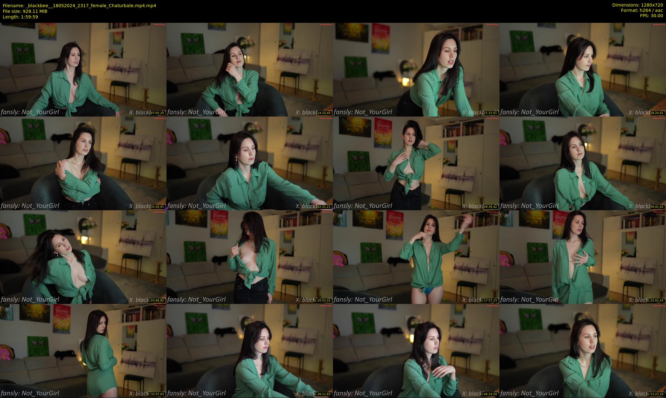 _blackbee_ — 120 minute Chaturbate female cam show recording, 720p, May 18, 2024
