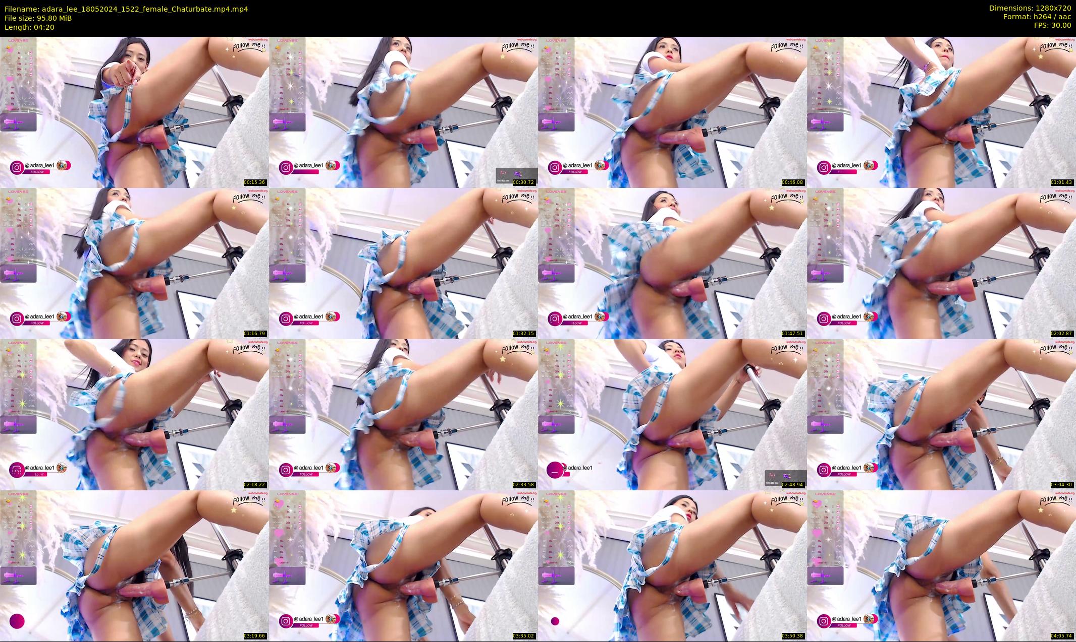 adara_lee — 5 minute Chaturbate female cam show recording, 720p, May 18, 2024