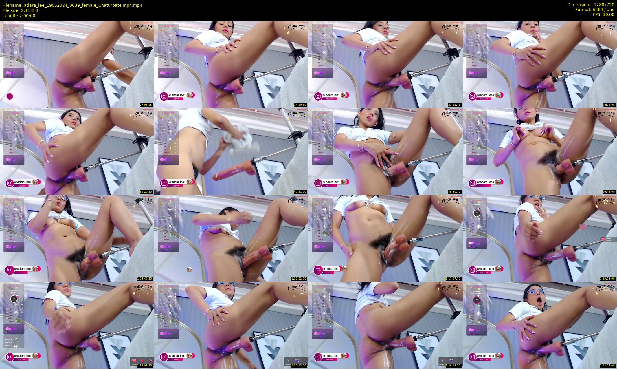 adara_lee — 120 minute Chaturbate female cam show recording, 720p, May 19, 2024