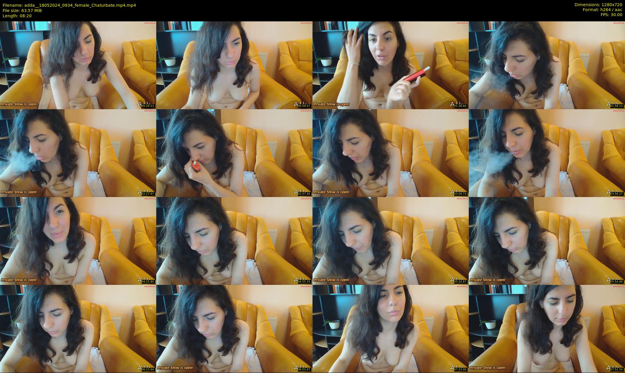 adda_ — 9 minute Chaturbate female cam show recording, 720p, May 18, 2024