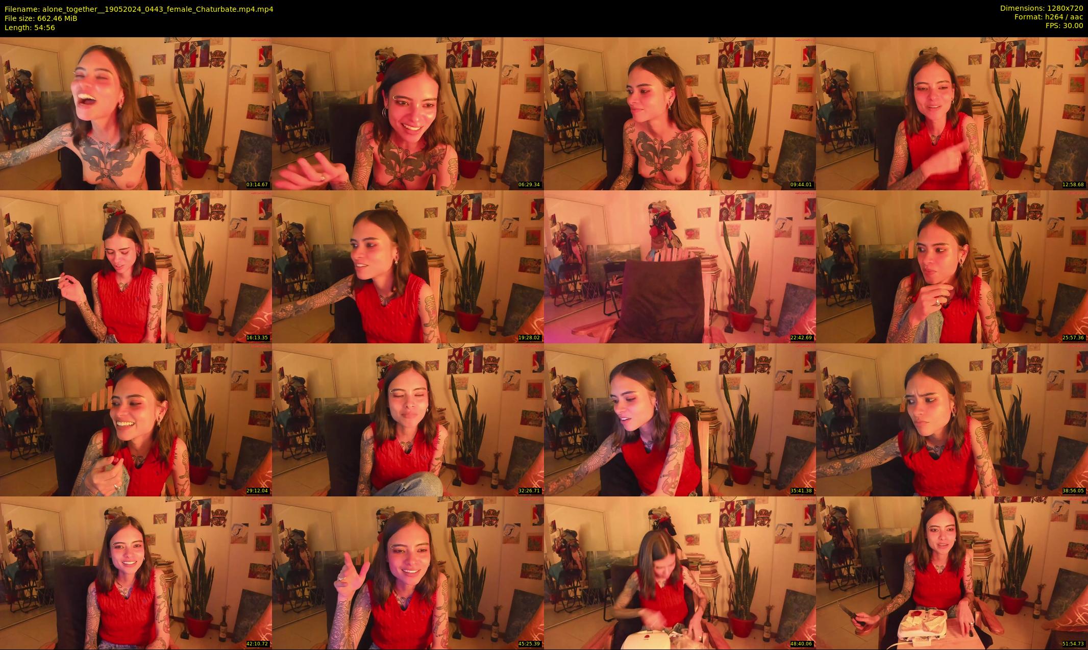 alone_together_ — 55 minute Chaturbate female cam show recording, 720p, May 19, 2024