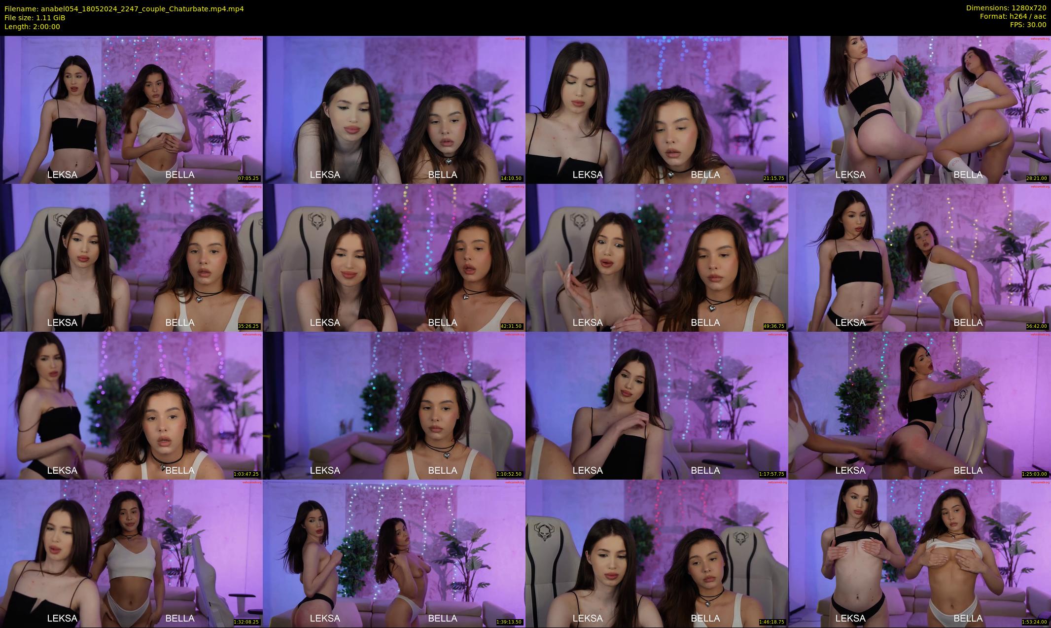 anabel054 — 120 minute Chaturbate female cam show recording, 720p, May 18, 2024