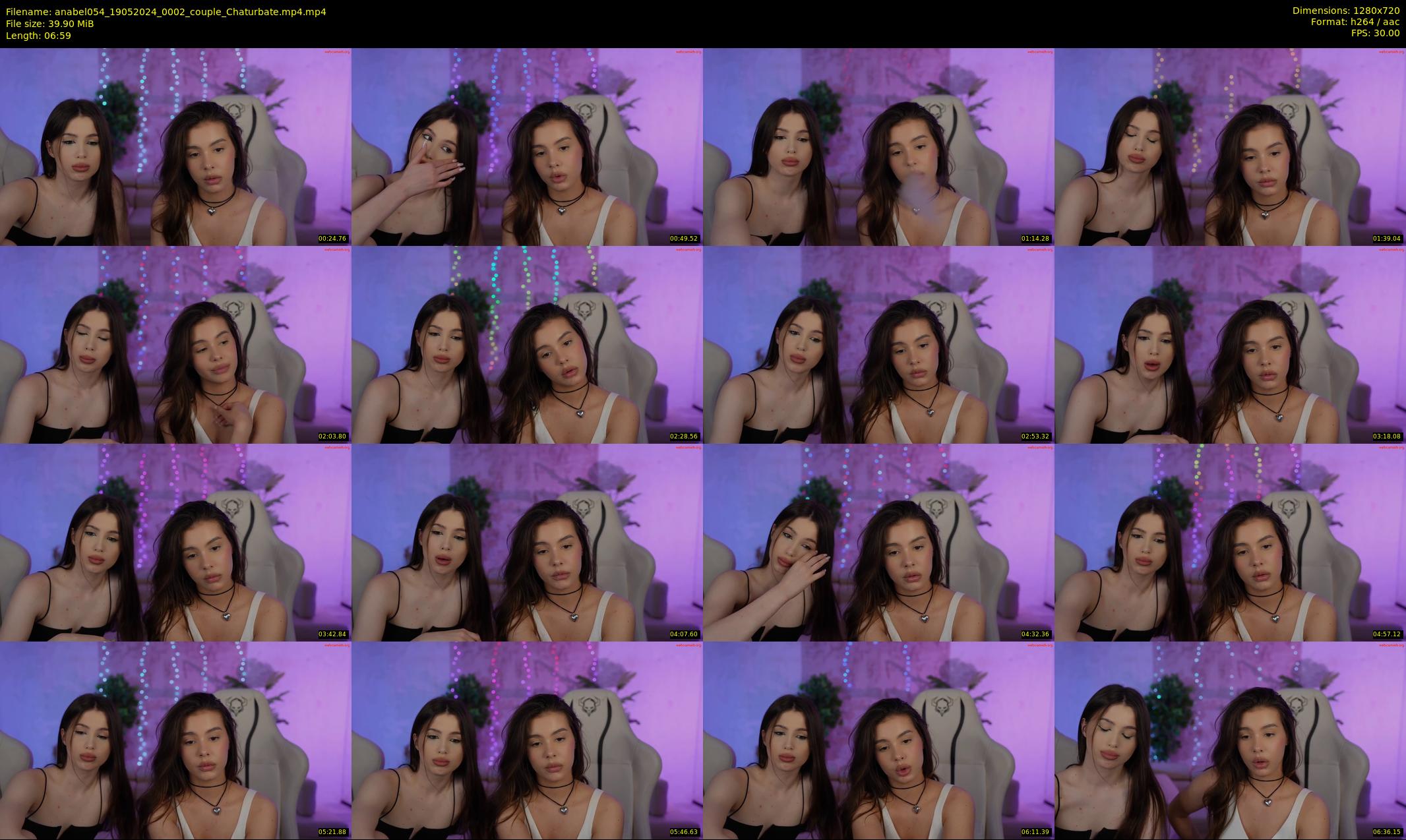 anabel054 — 7 minute Chaturbate female cam show recording, 720p, May 19, 2024