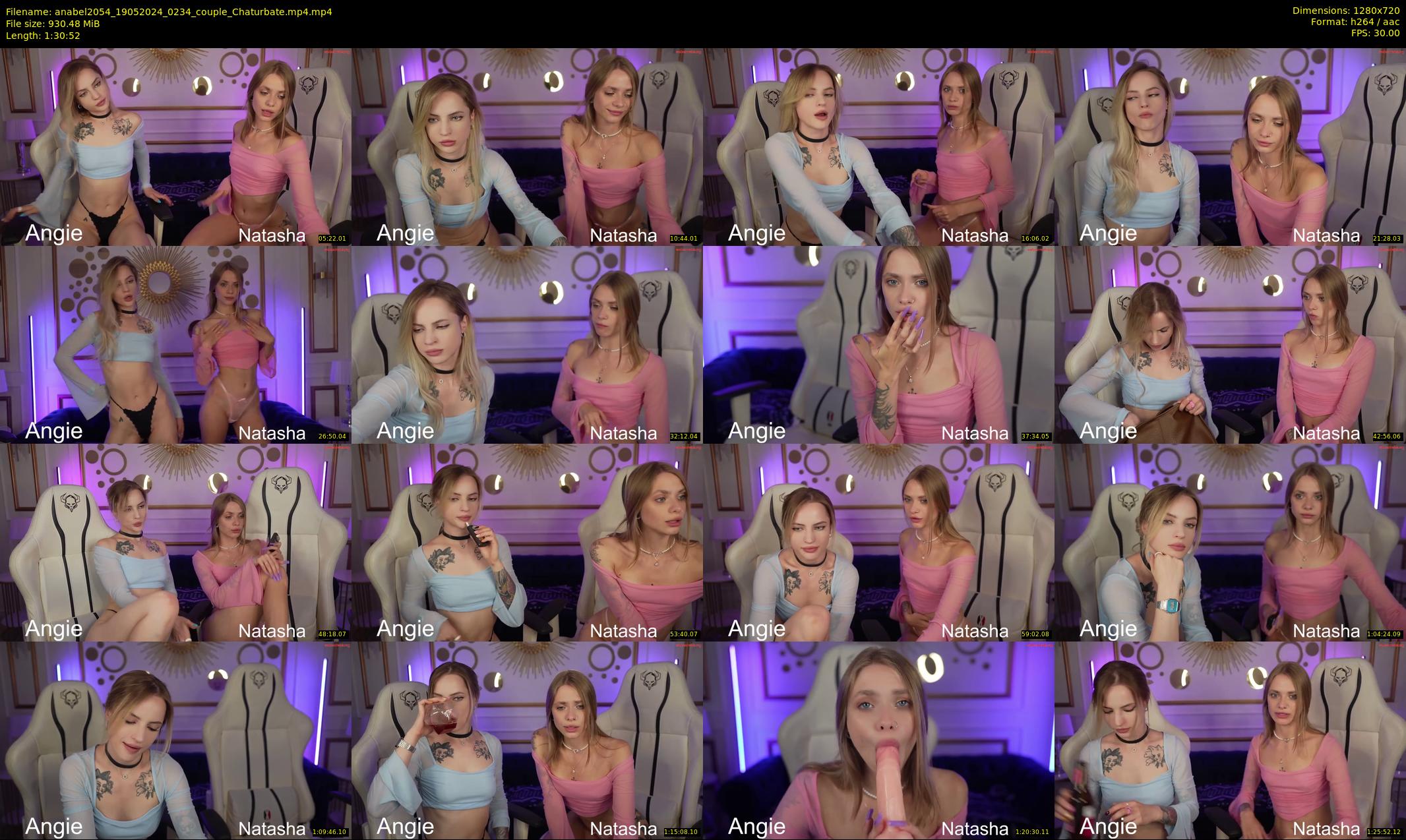 anabel2054 — 91 minute Chaturbate female cam show recording, 720p, May 19, 2024