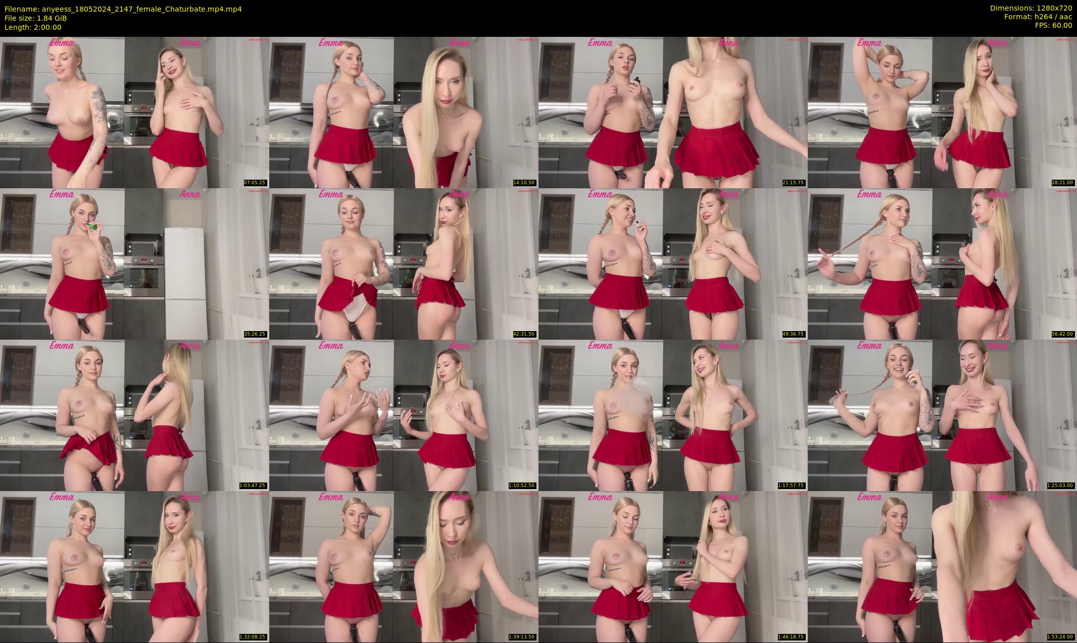 anyeess — 120 minute Chaturbate female cam show recording, 720p, May 18, 2024