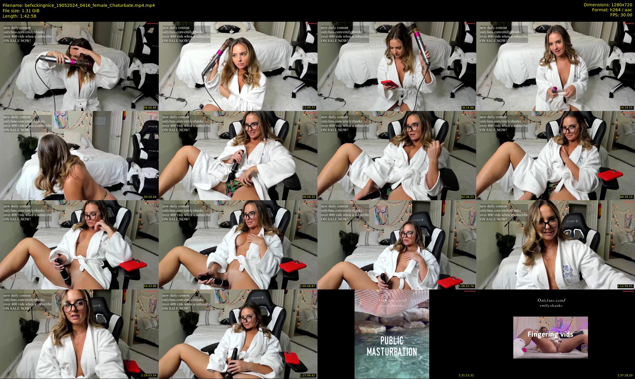 befxckingnice — 103 minute Chaturbate female cam show recording, 720p, May 19, 2024