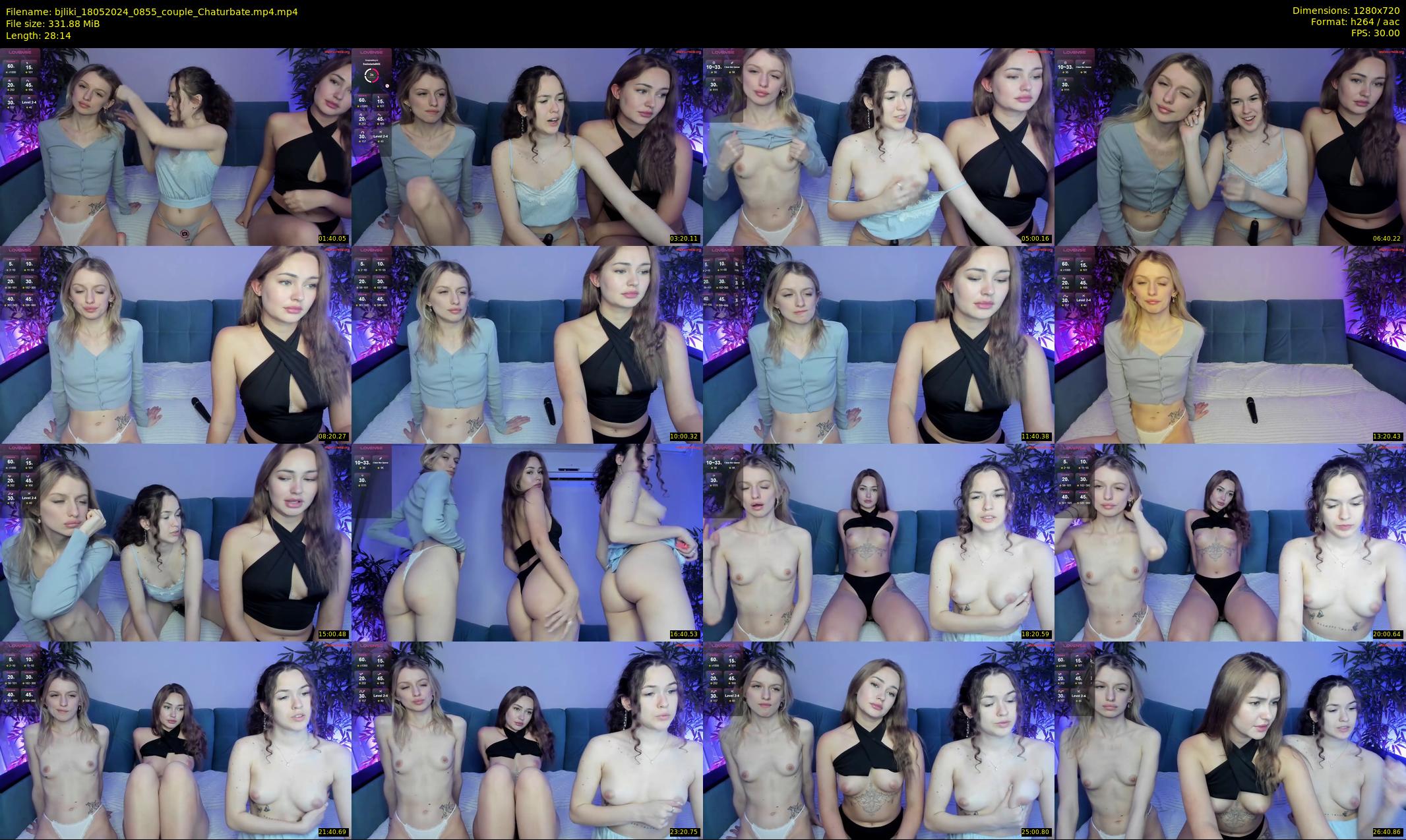 bjliki — 29 minute Chaturbate couple cam show recording, 720p, May 18, 2024
