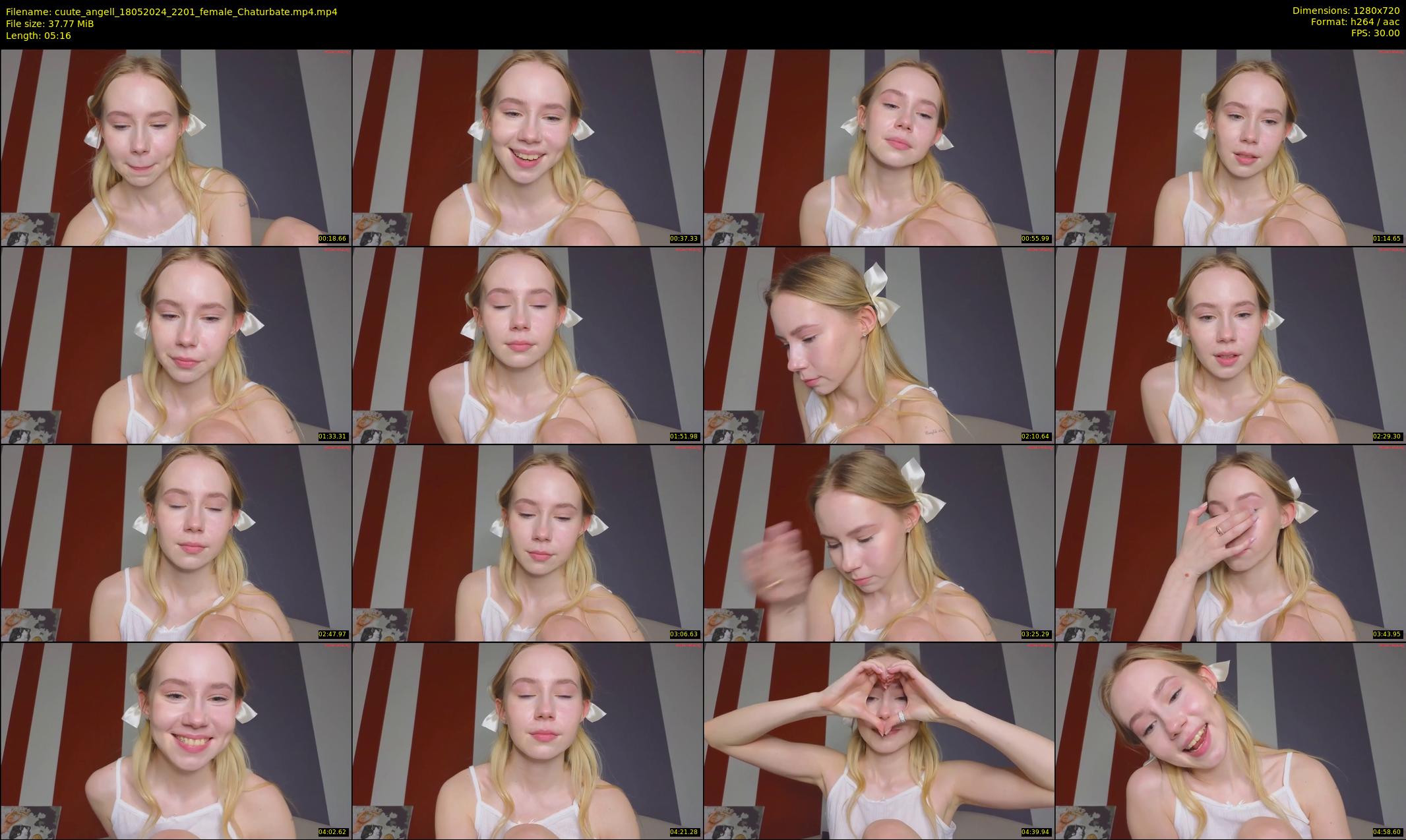 cuute_angell — 6 minute Chaturbate female cam show recording, 720p, May 18, 2024