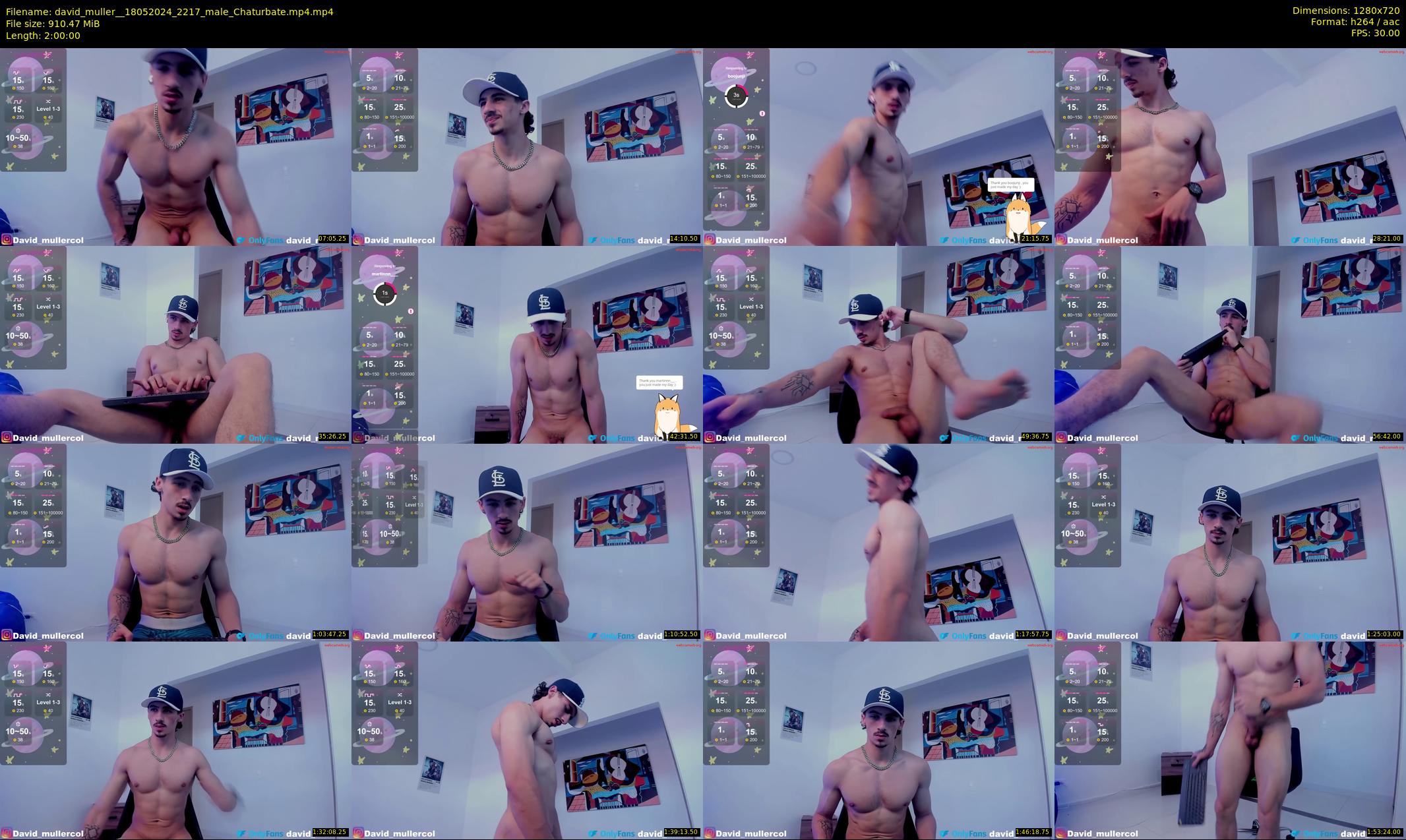 david_muller_ — 120 minute Chaturbate male cam show recording, 720p, May 18, 2024