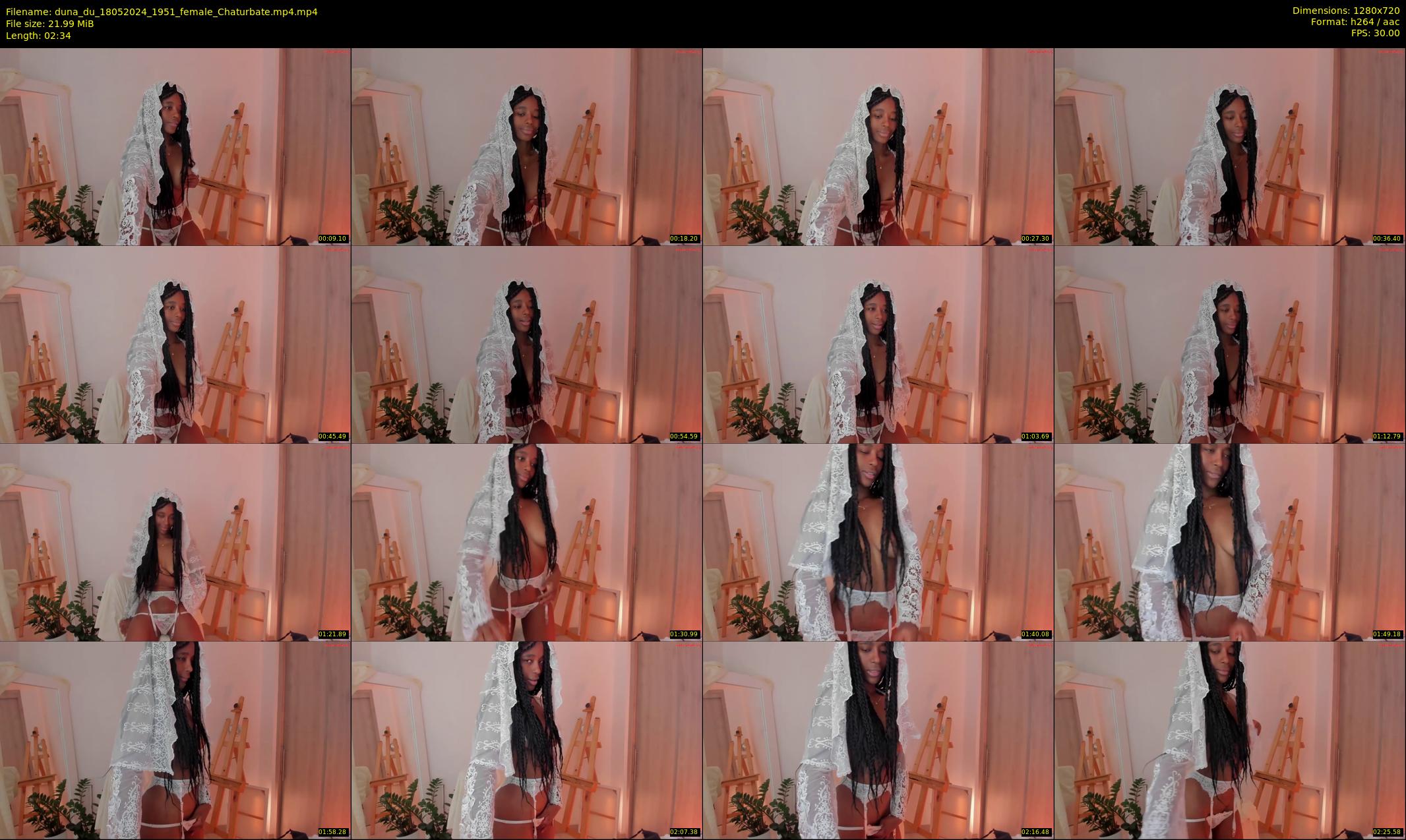 duna_du — 3 minute Chaturbate female cam show recording, 720p, May 18, 2024