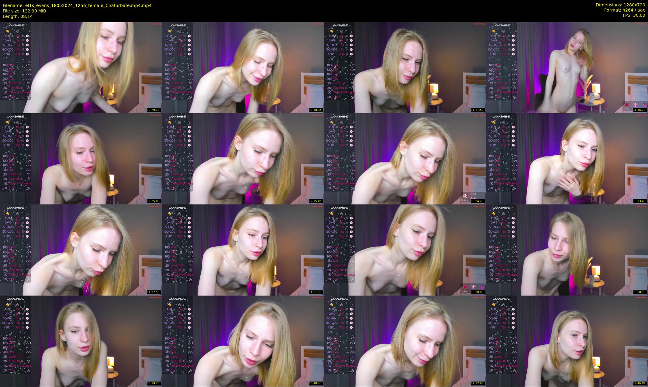 el1s_evans — 9 minute Chaturbate female cam show recording, 720p, May 18, 2024