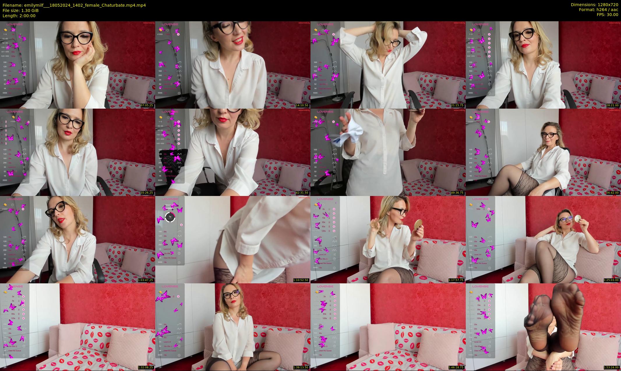 emilymilf__ — 120 minute Chaturbate female cam show recording, 720p, May 18, 2024