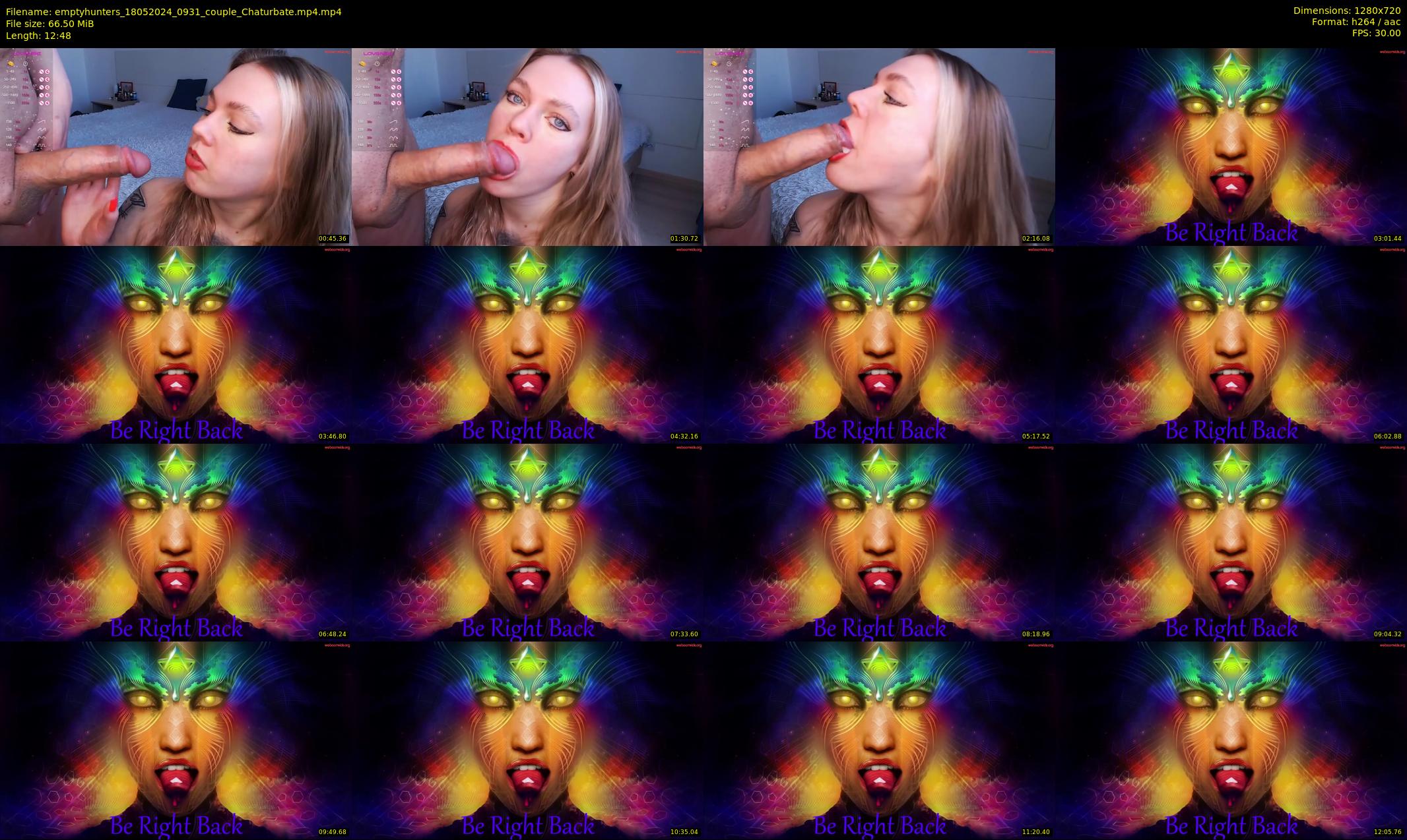 emptyhunters — 13 minute Chaturbate couple cam show recording, 720p, May 18, 2024