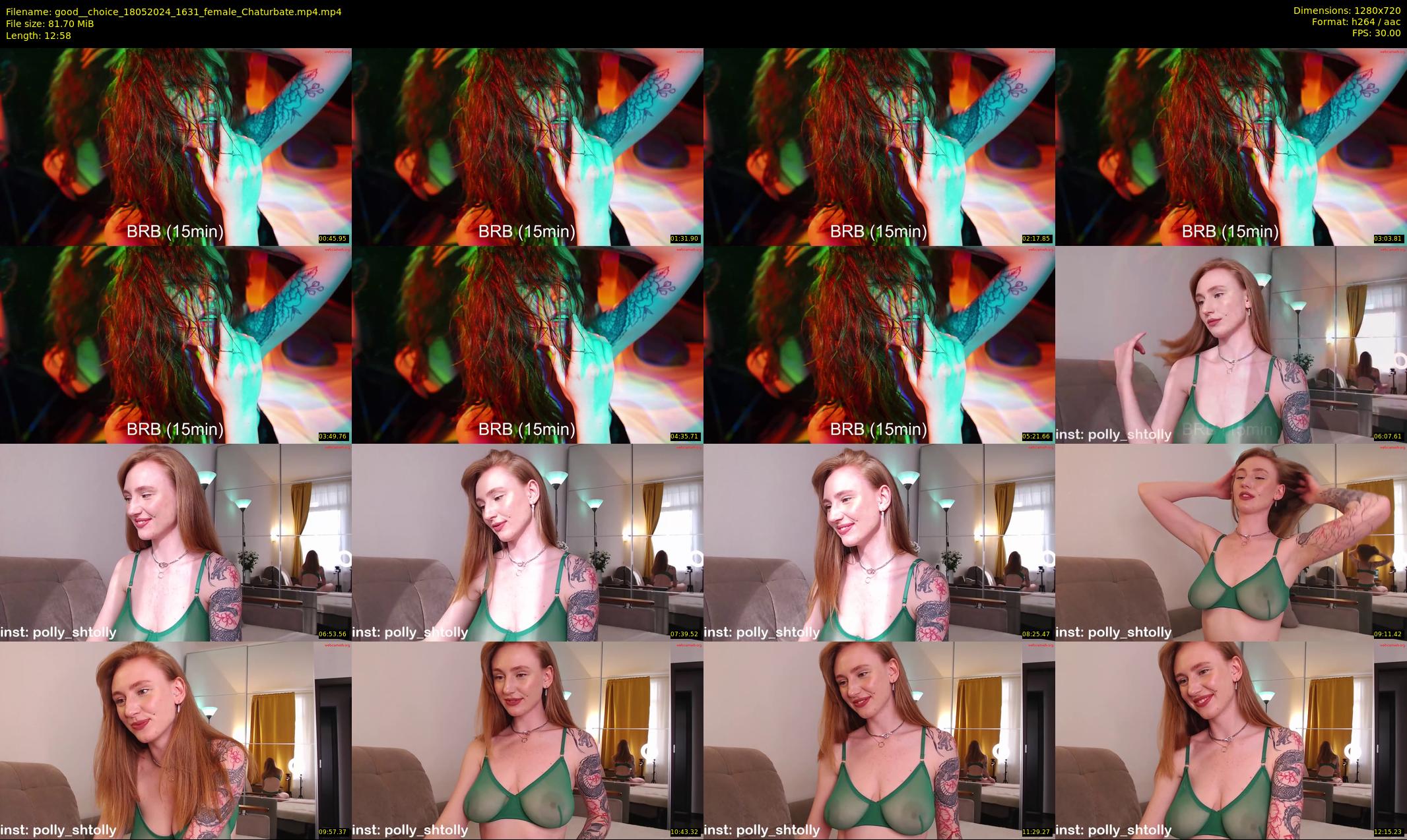 good__choice — 13 minute Chaturbate female cam show recording, 720p, May 18, 2024