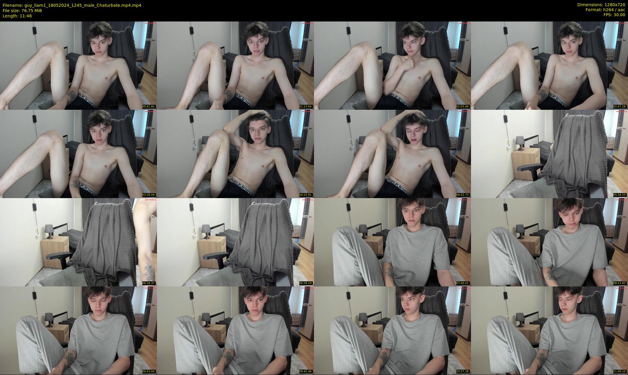 guy_liam1 — 12 minute Chaturbate male cam show recording, 720p, May 18, 2024