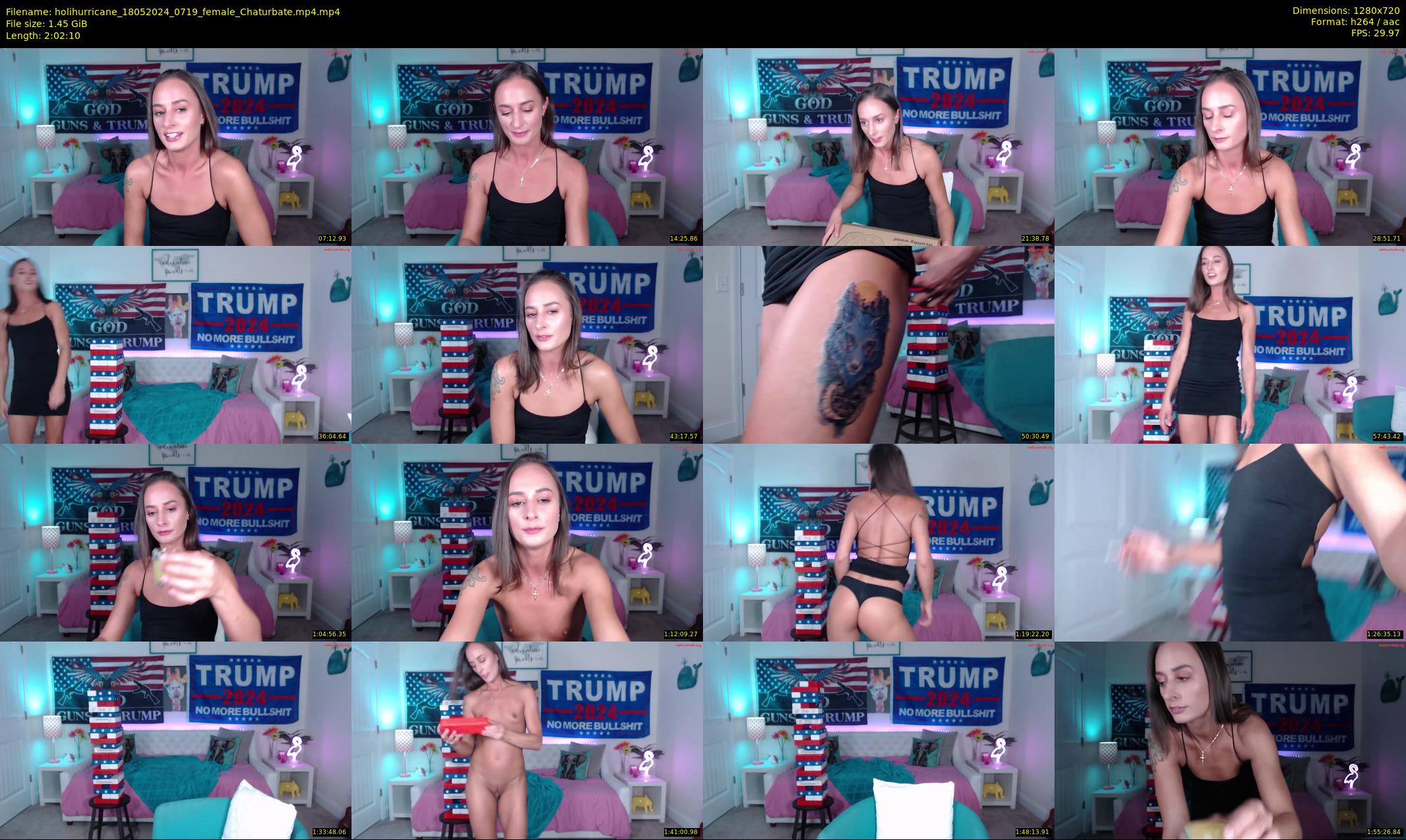 holihurricane — 123 minute Chaturbate female cam show recording, 720p, May 18, 2024
