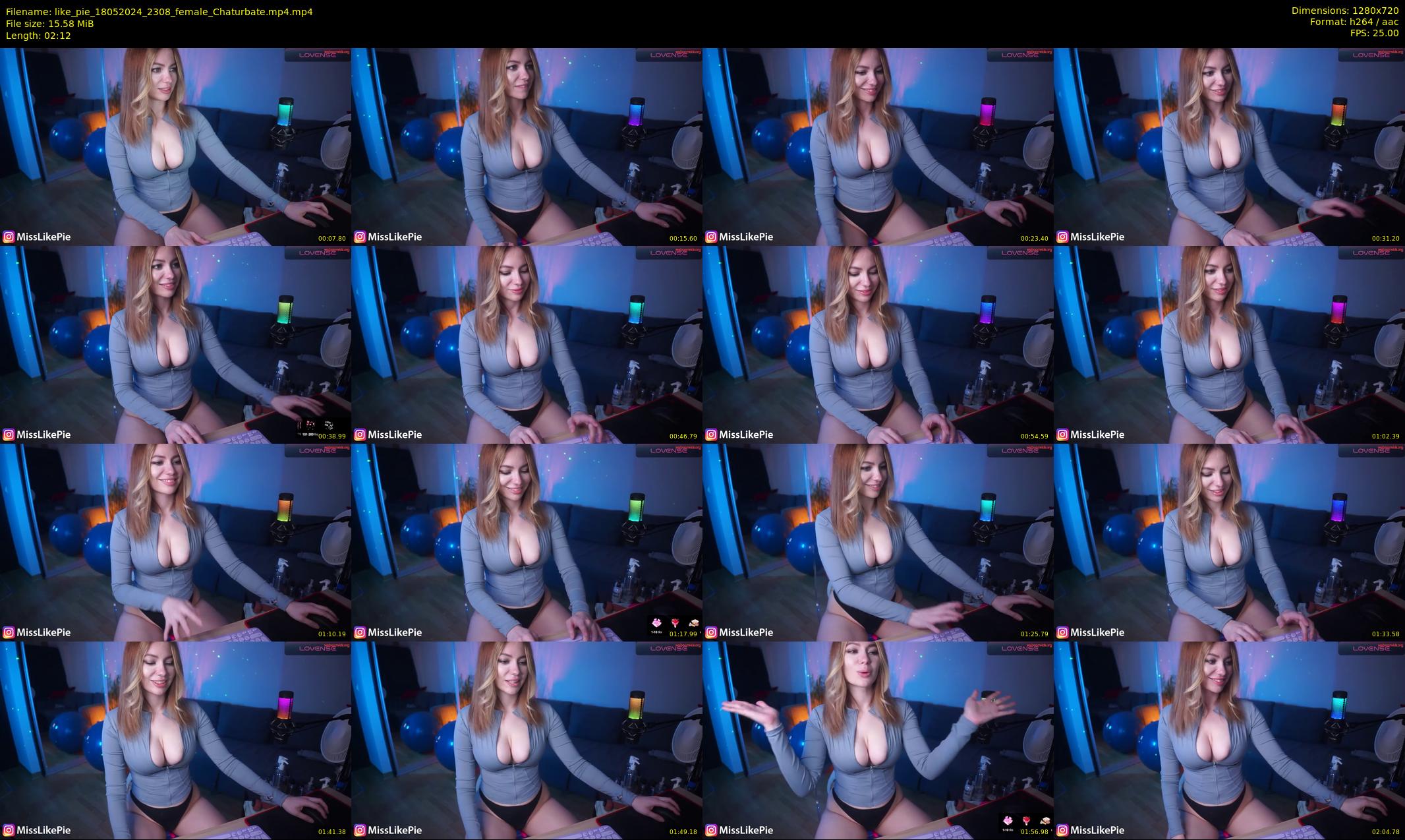 like_pie — 3 minute Chaturbate couple cam show recording, 720p, May 18, 2024