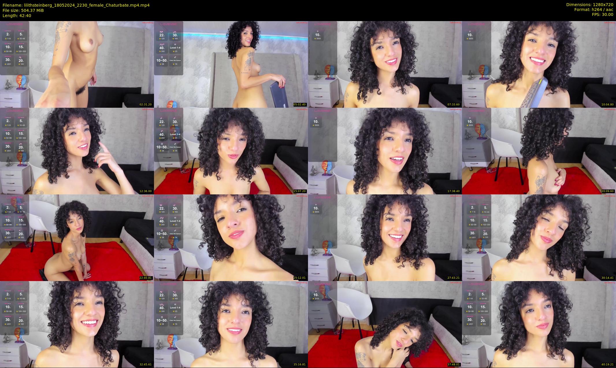 lilithsteinberg — 43 minute Chaturbate female cam show recording, 720p, May 18, 2024