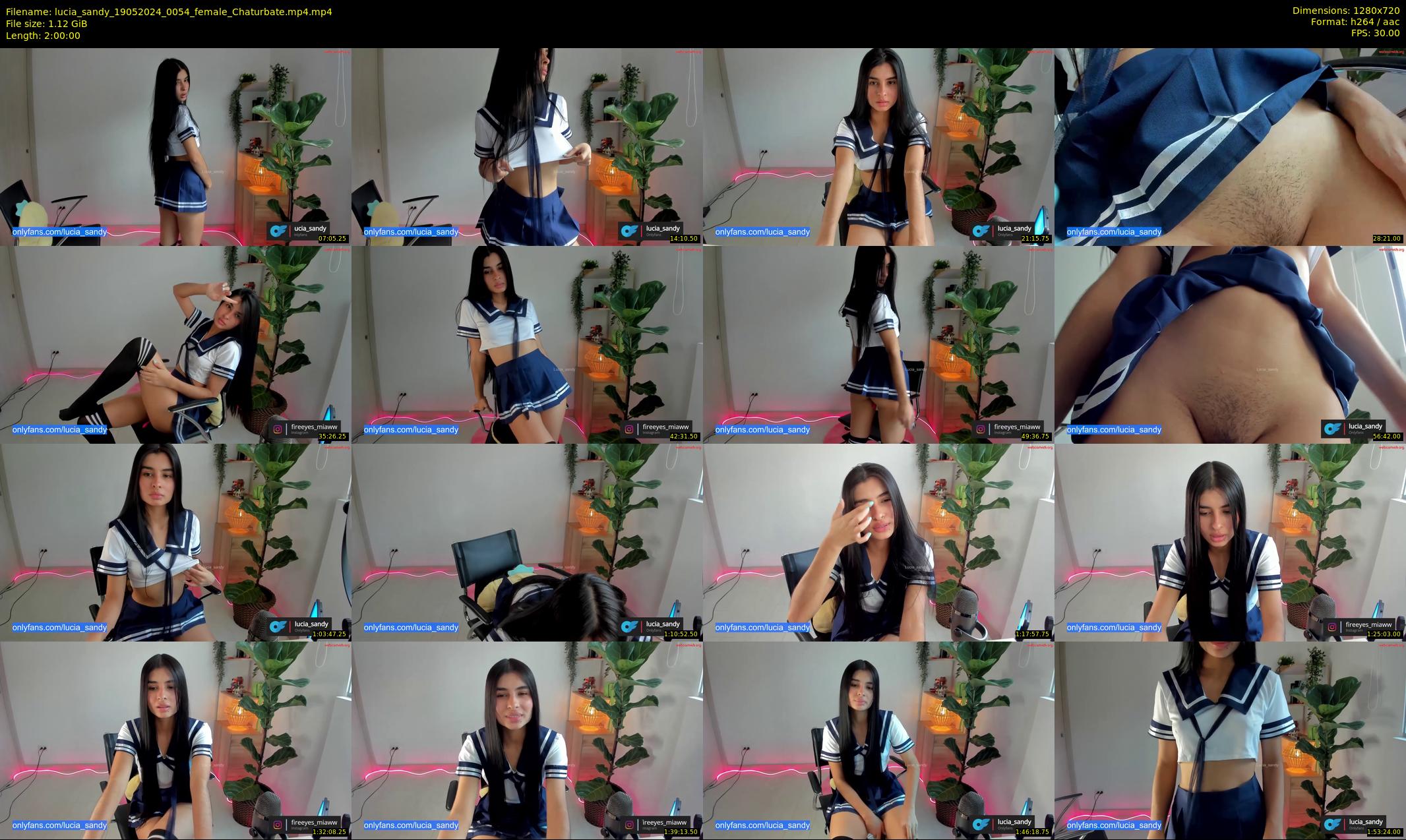 lucia_sandy — 120 minute Chaturbate female cam show recording, 720p, May 19, 2024