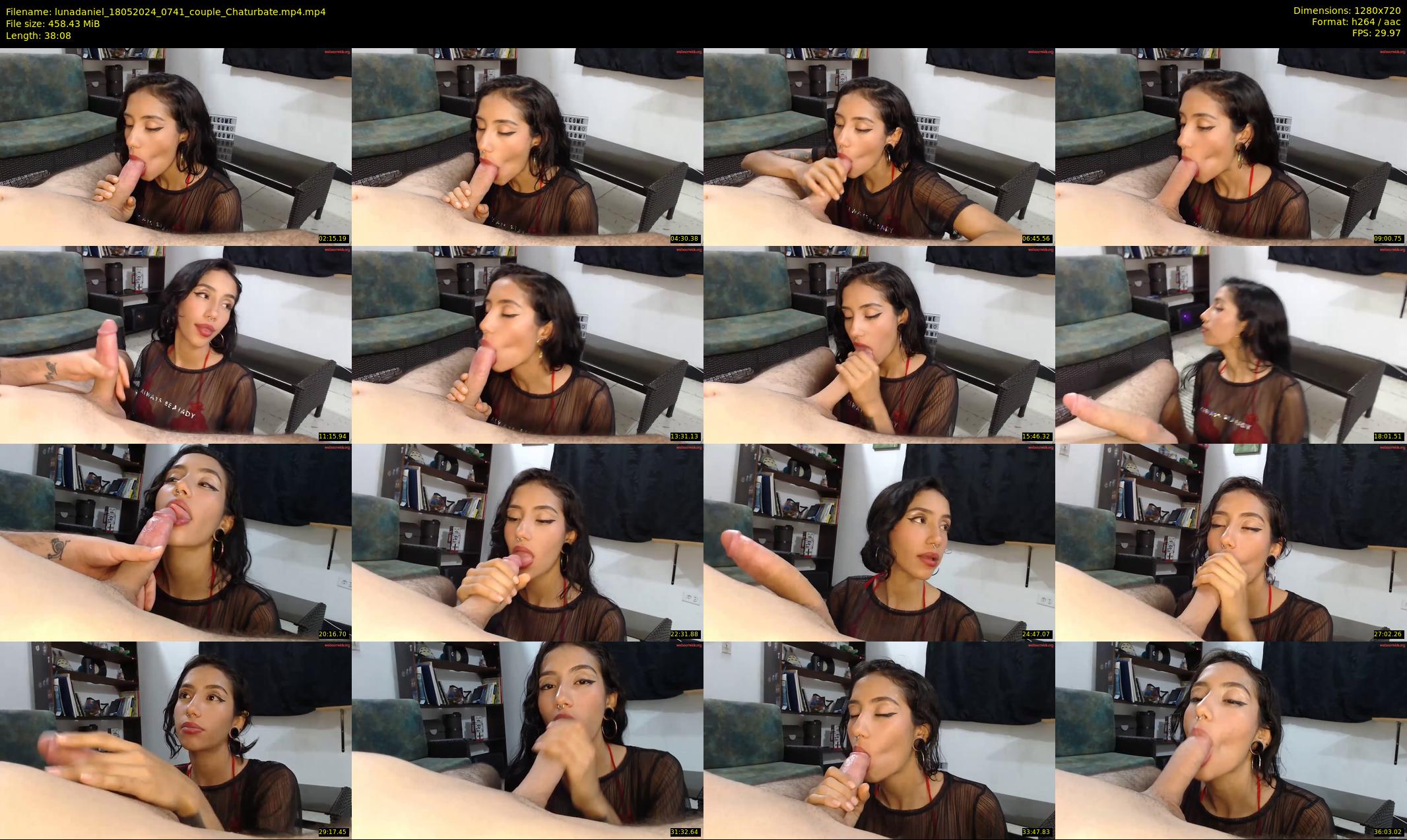 lunadaniel — 39 minute Chaturbate couple cam show recording, 720p, May 18, 2024