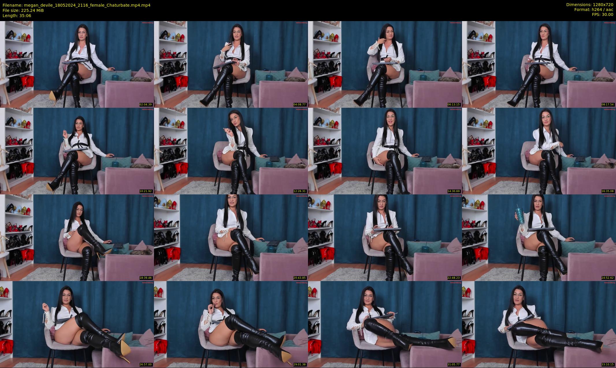 megan_devile — 36 minute Chaturbate female cam show recording, 720p, May 18, 2024