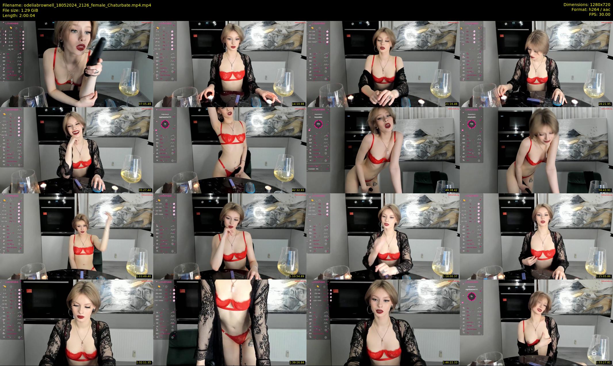 odeliabrownell — 121 minute Chaturbate female cam show recording, 720p, May 18, 2024
