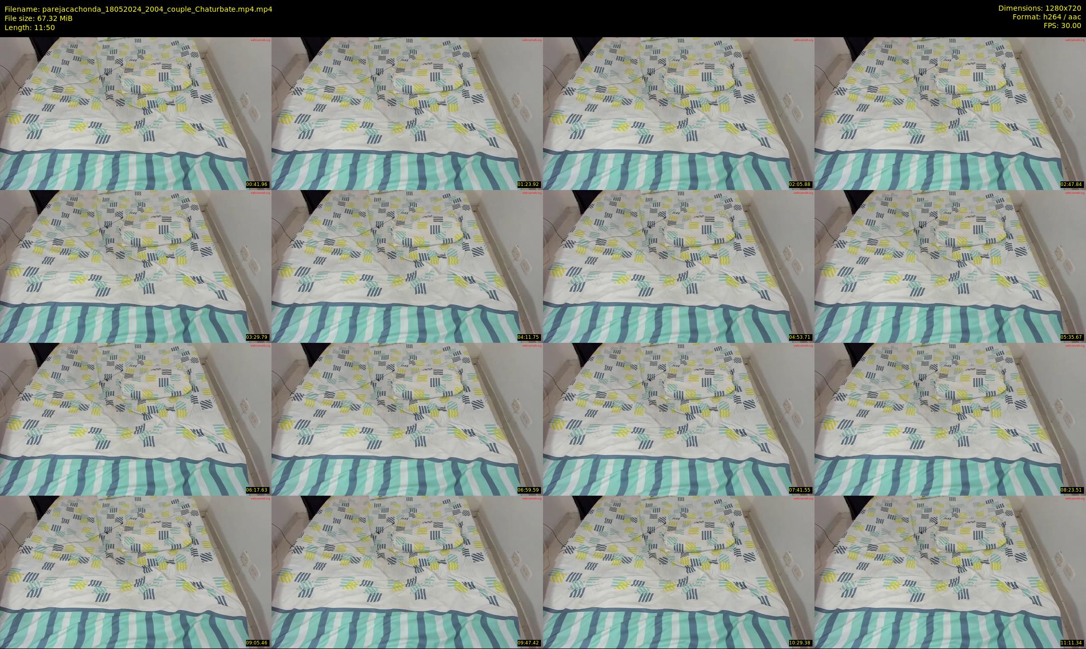 parejacachonda — 12 minute Chaturbate couple cam show recording, 720p, May 18, 2024