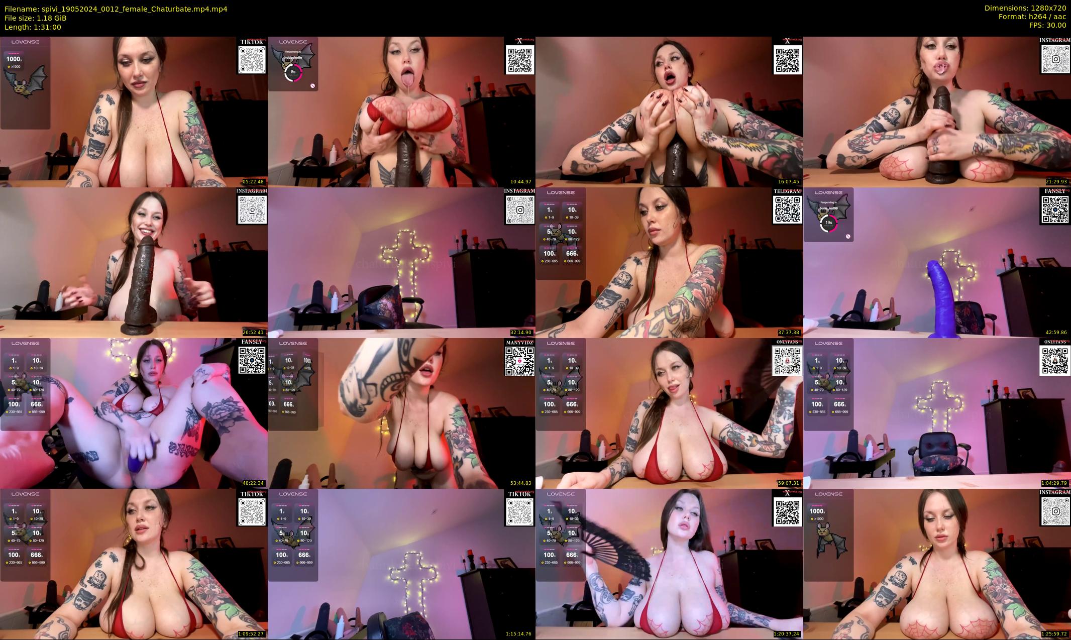 spivi — 91 minute Chaturbate female cam show recording, 720p, May 19, 2024