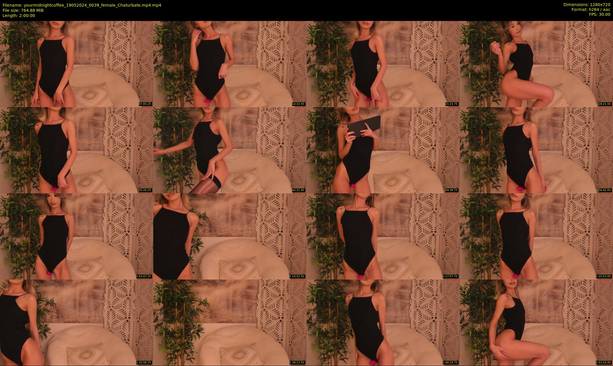 yourmidnightcoffee — 120 minute Chaturbate female cam show recording, 720p, May 19, 2024
