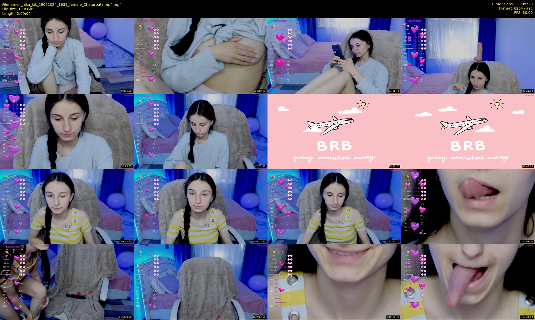 _nika_kik — 120 minute Chaturbate female cam show recording, 720p, May 19, 2024