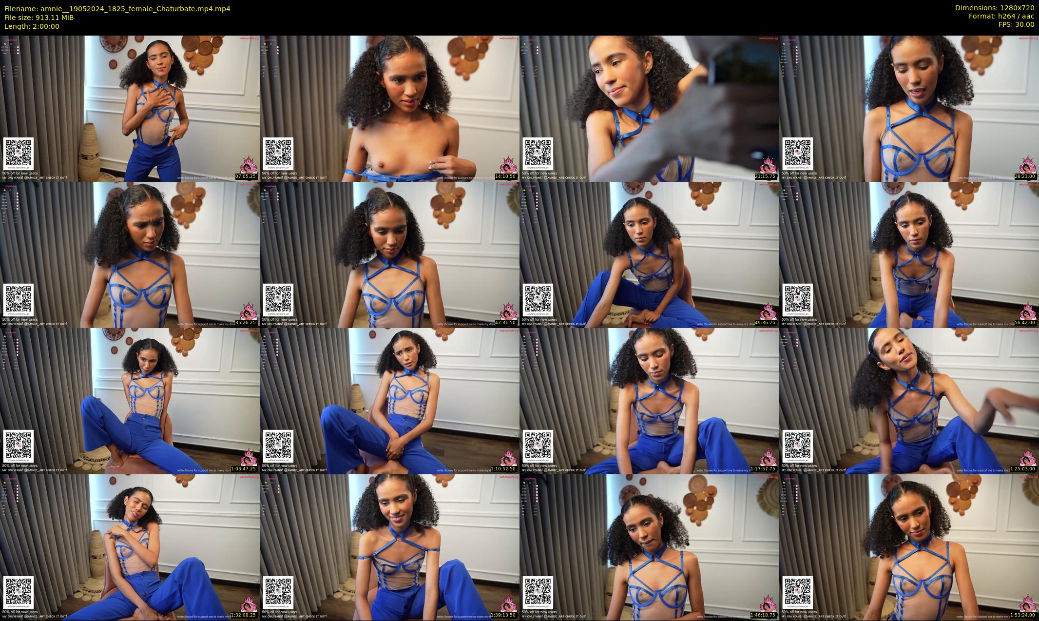 amnie_ — 120 minute Chaturbate female cam show recording, 720p, May 19, 2024