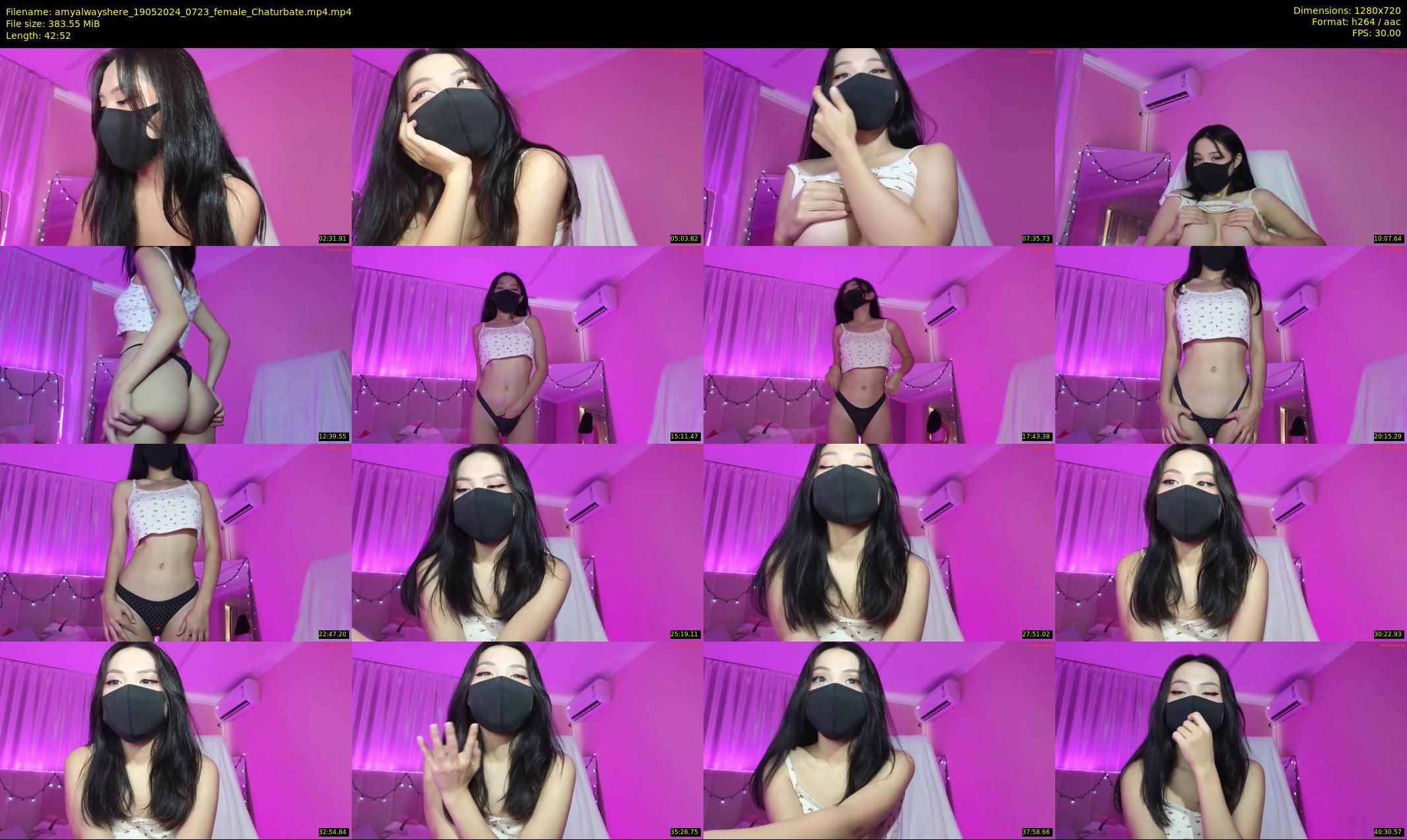 amyalwayshere — 43 minute Chaturbate female cam show recording, 720p, May 19, 2024