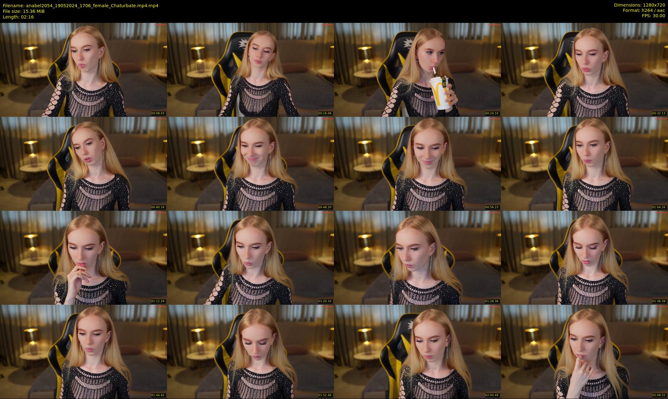 anabel2054 — 3 minute Chaturbate female cam show recording, 720p, May 19, 2024