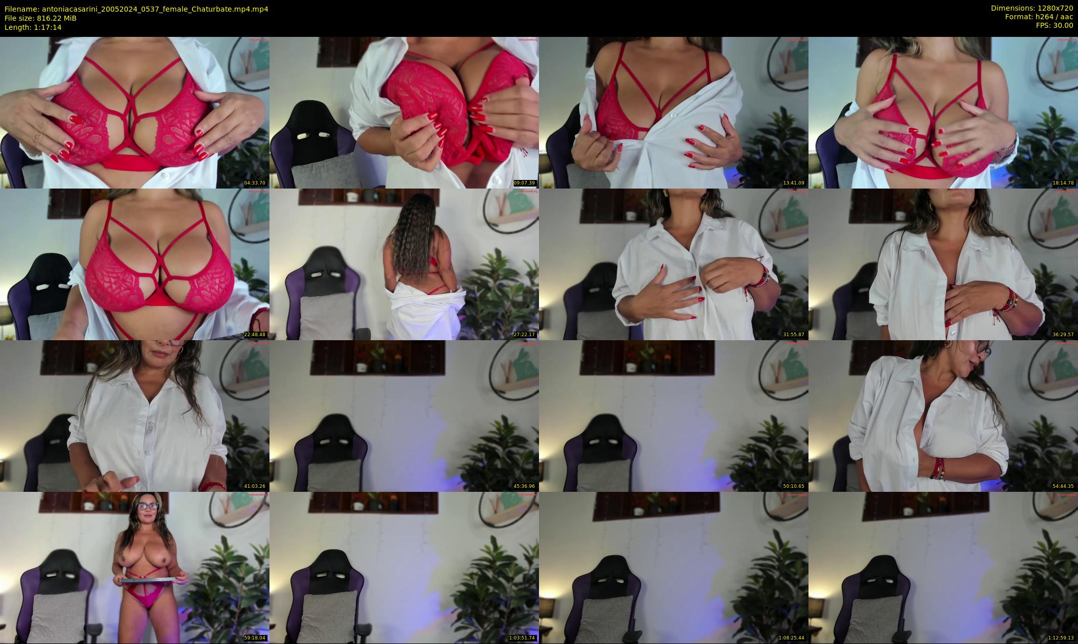 antoniacasarini — 78 minute Chaturbate female cam show recording, 720p, May 20, 2024