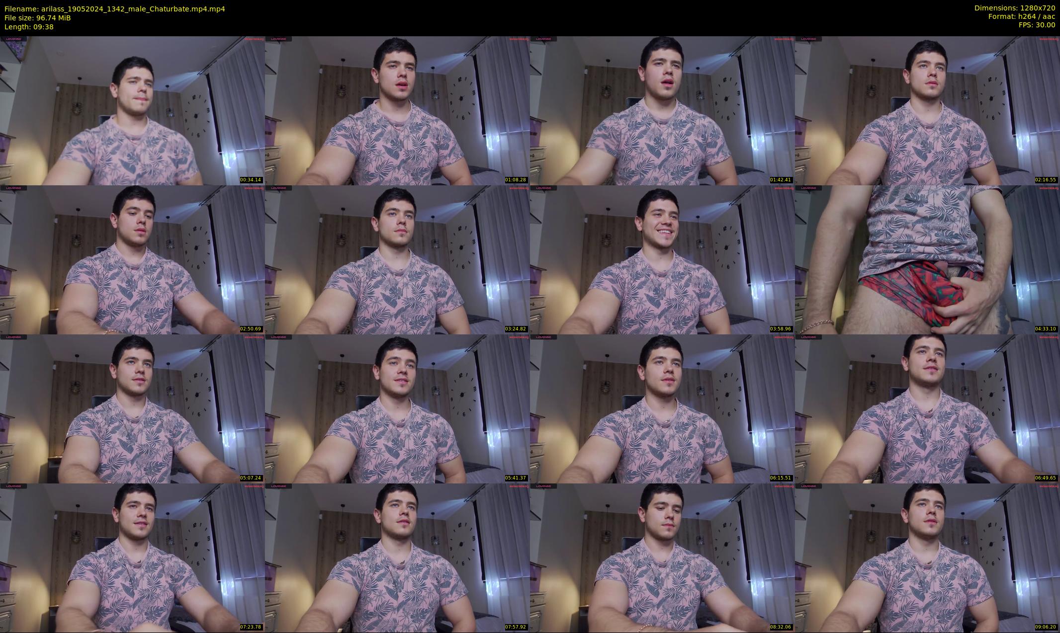 arilass — 10 minute Chaturbate male cam show recording, 720p, May 19, 2024