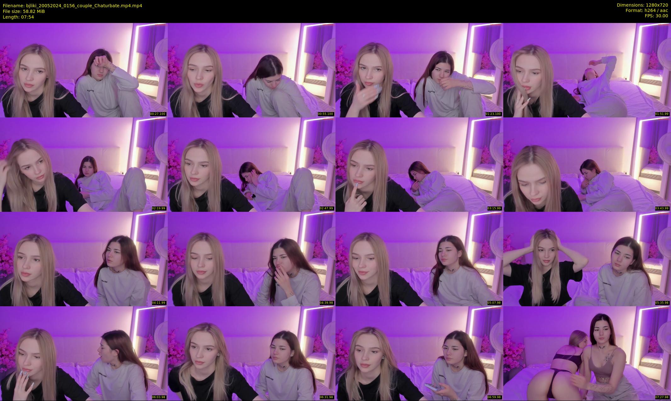 bjliki — 8 minute Chaturbate couple cam show recording, 720p, May 20, 2024