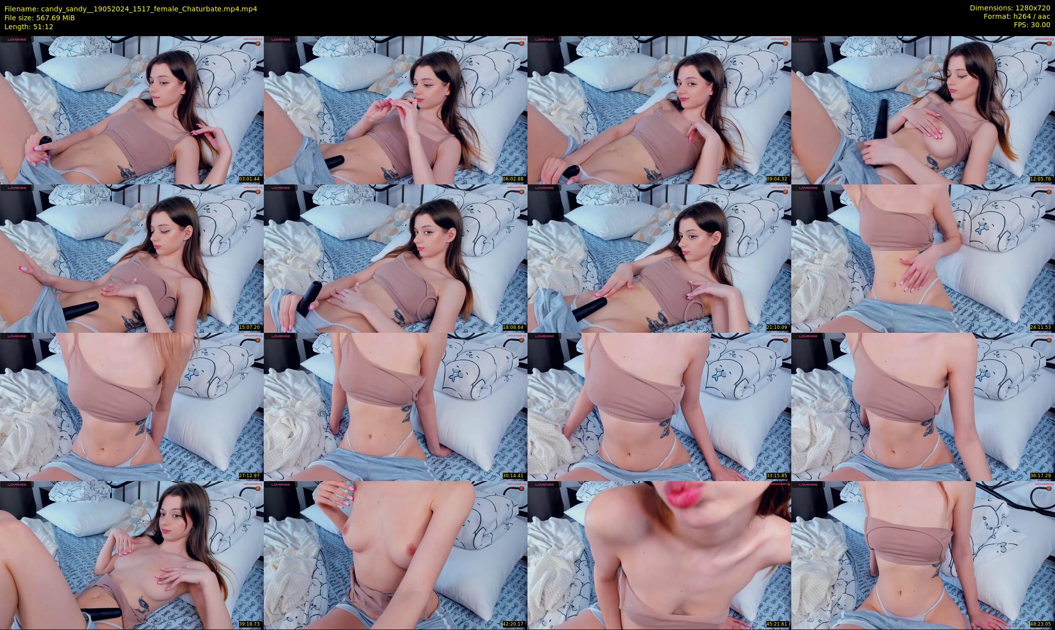 candy_sandy_ — 52 minute Chaturbate female cam show recording, 720p, May 19, 2024