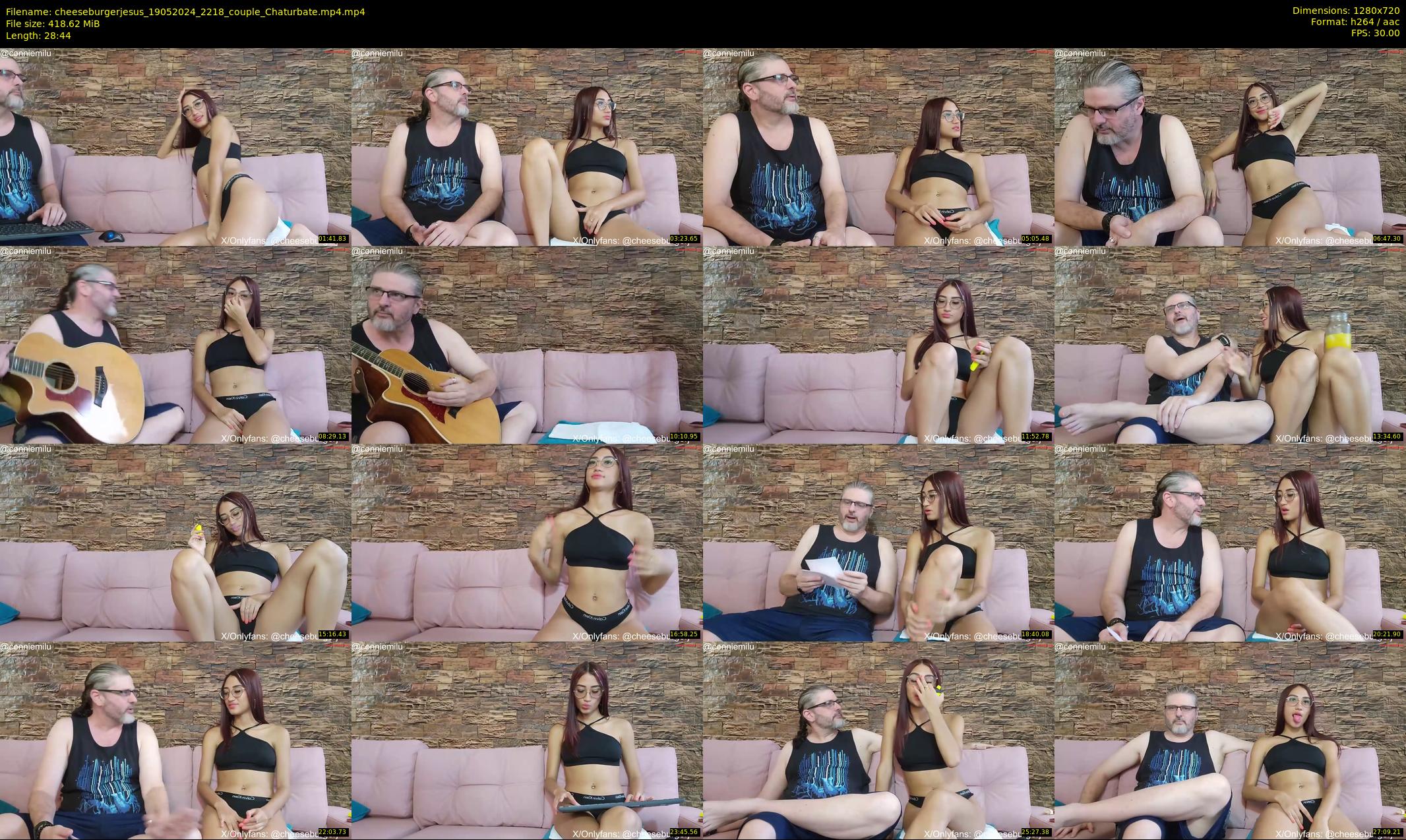 cheeseburgerjesus — 29 minute Chaturbate couple cam show recording, 720p, May 19, 2024