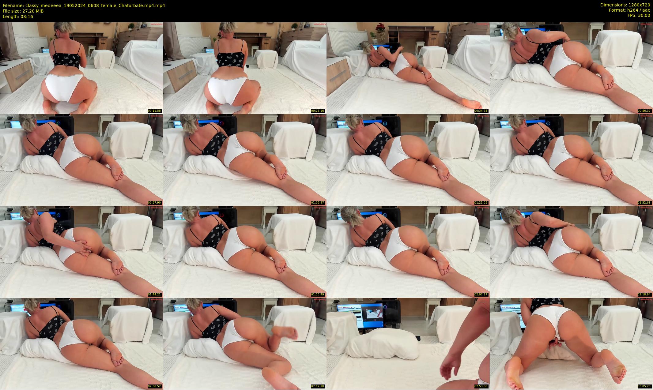 classy_medeeea — 4 minute Chaturbate female cam show recording, 720p, May 19, 2024
