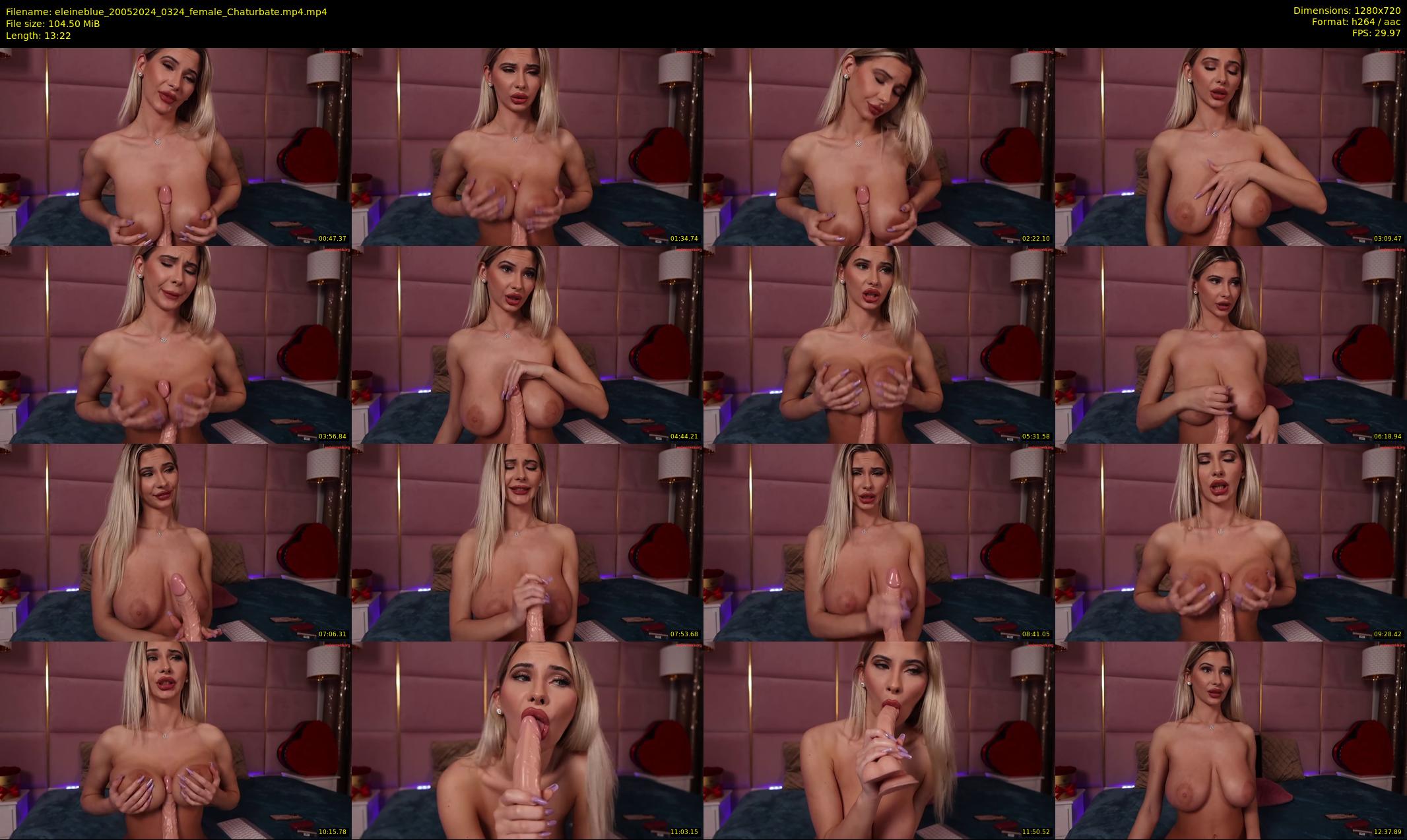 eleineblue — 14 minute Chaturbate female cam show recording, 720p, May 20, 2024