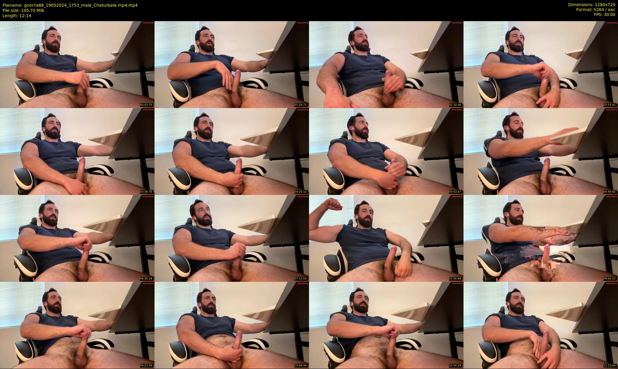 gnorris88 — 13 minute Chaturbate male cam show recording, 720p, May 19, 2024