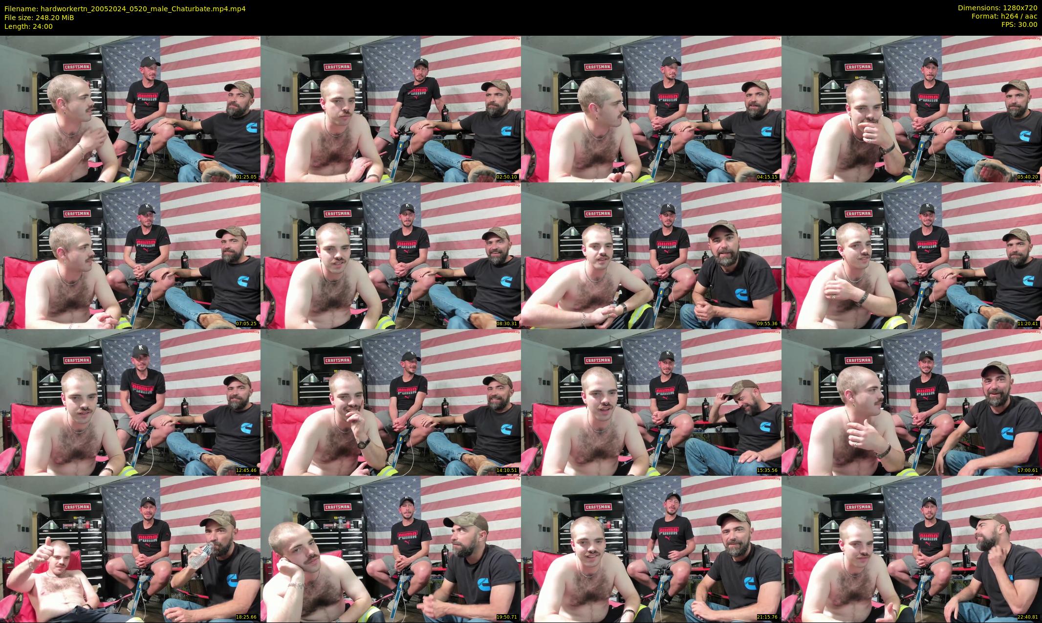 hardworkertn — 24 minute Chaturbate male cam show recording, 720p, May 20, 2024