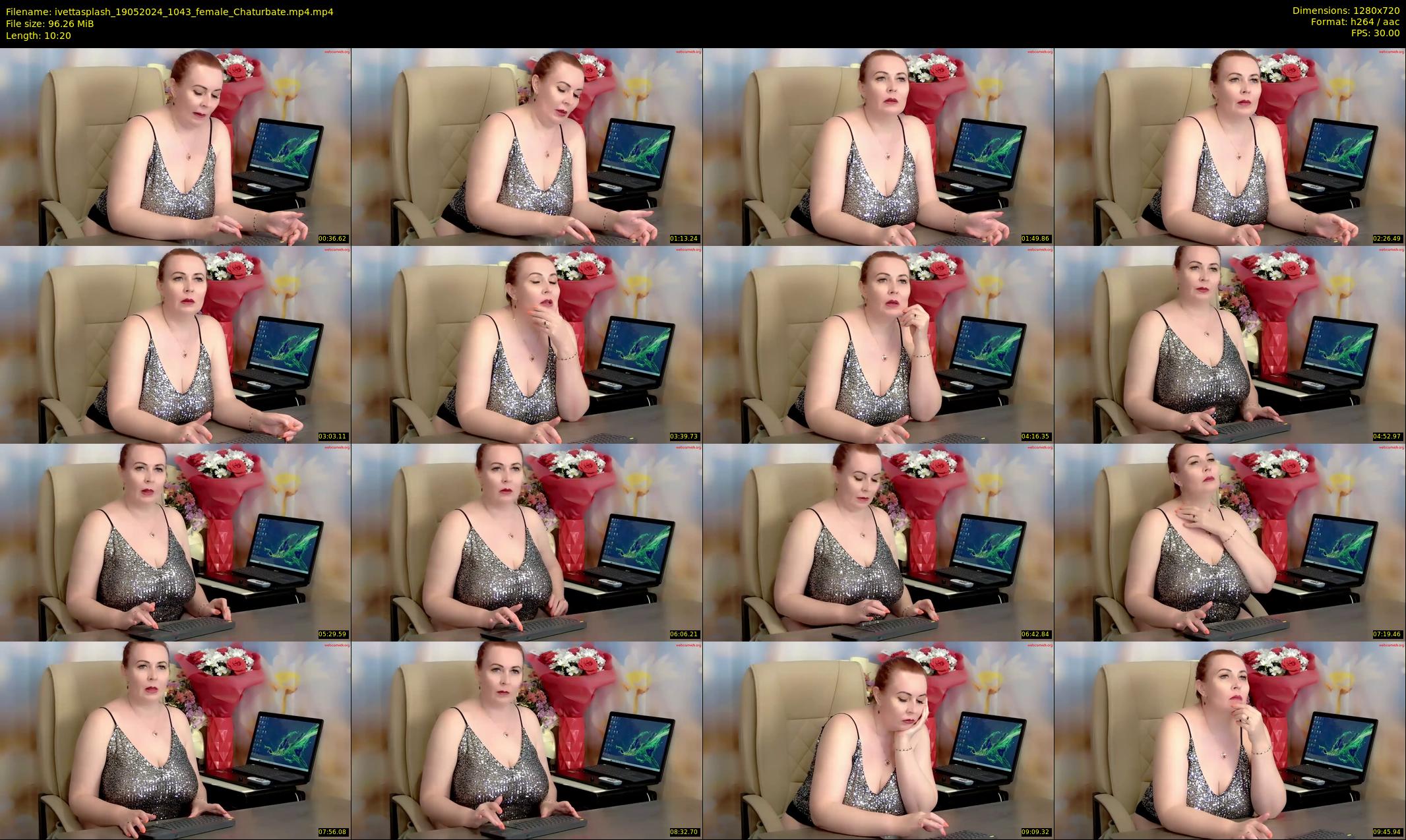 ivettasplash — 11 minute Chaturbate female cam show recording, 720p, May 19, 2024