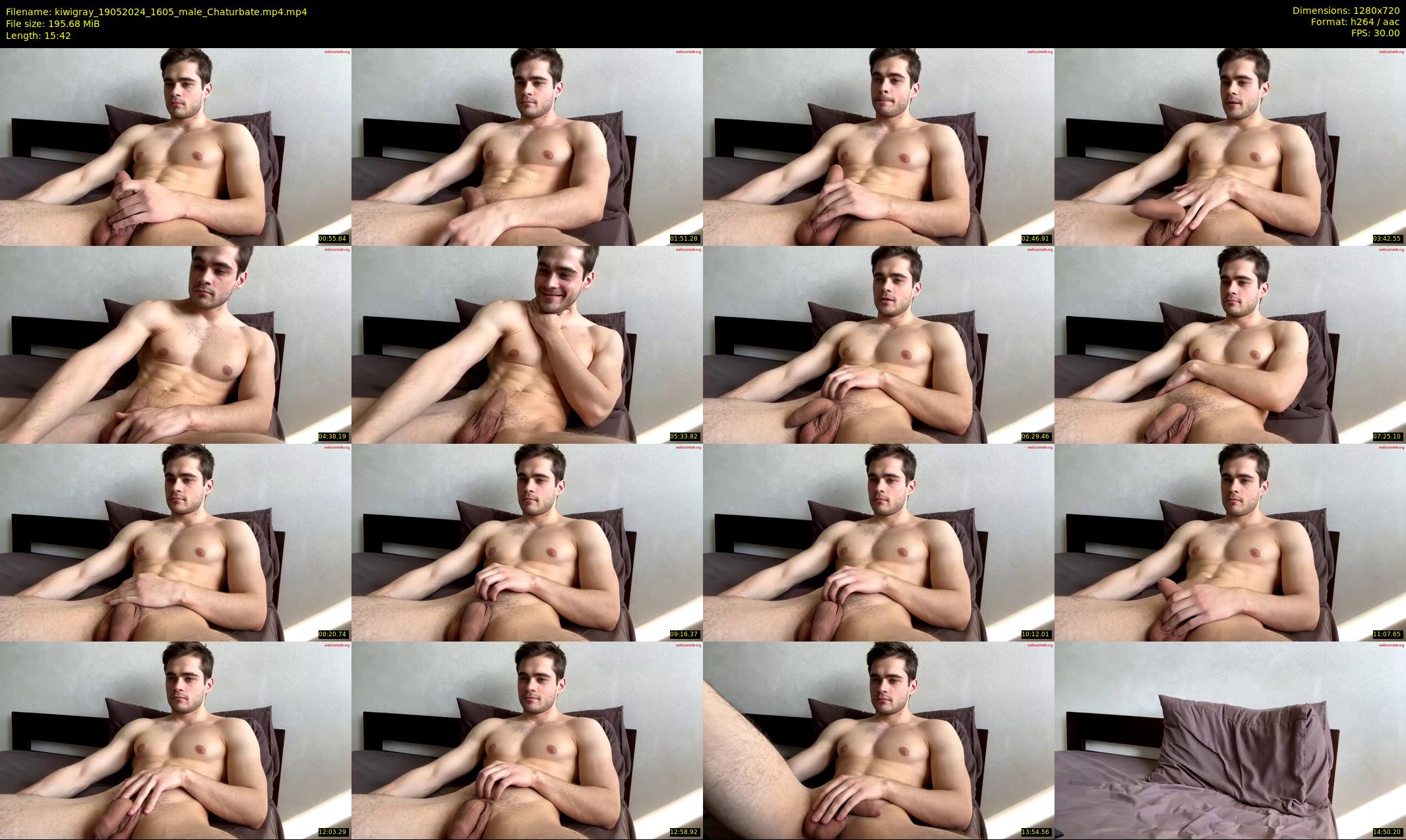 kiwigray — 16 minute Chaturbate male cam show recording, 720p, May 19, 2024