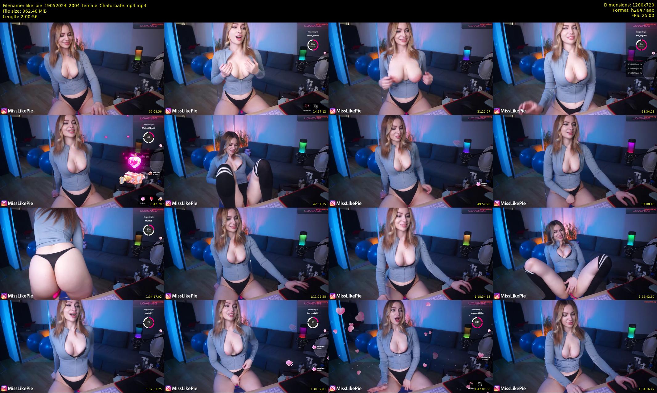 like_pie — 121 minute Chaturbate couple cam show recording, 720p, May 19, 2024