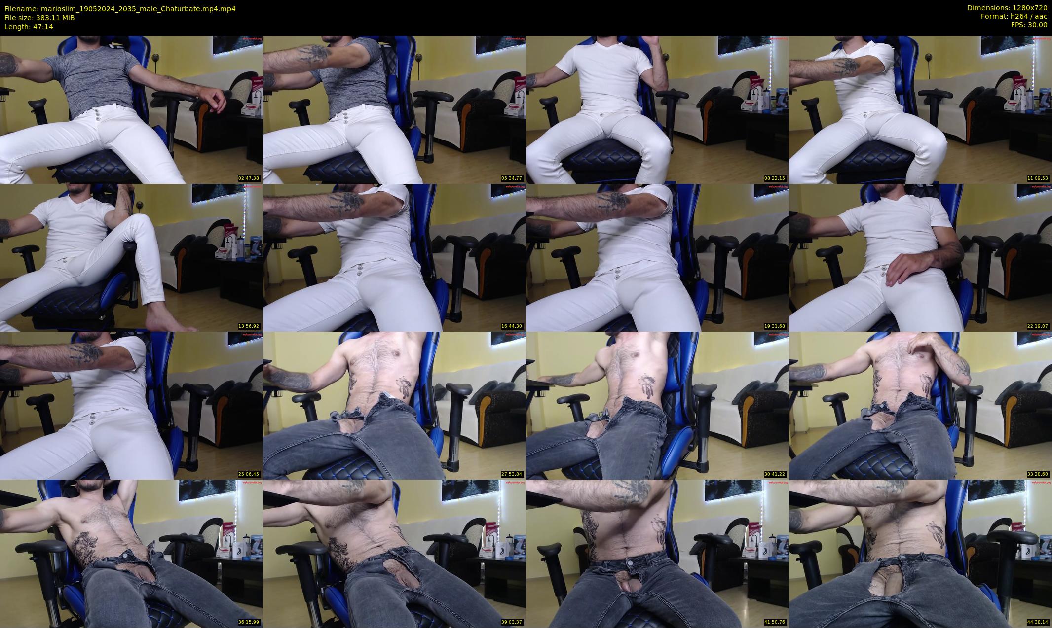 marioslim — 48 minute Chaturbate male cam show recording, 720p, May 19, 2024